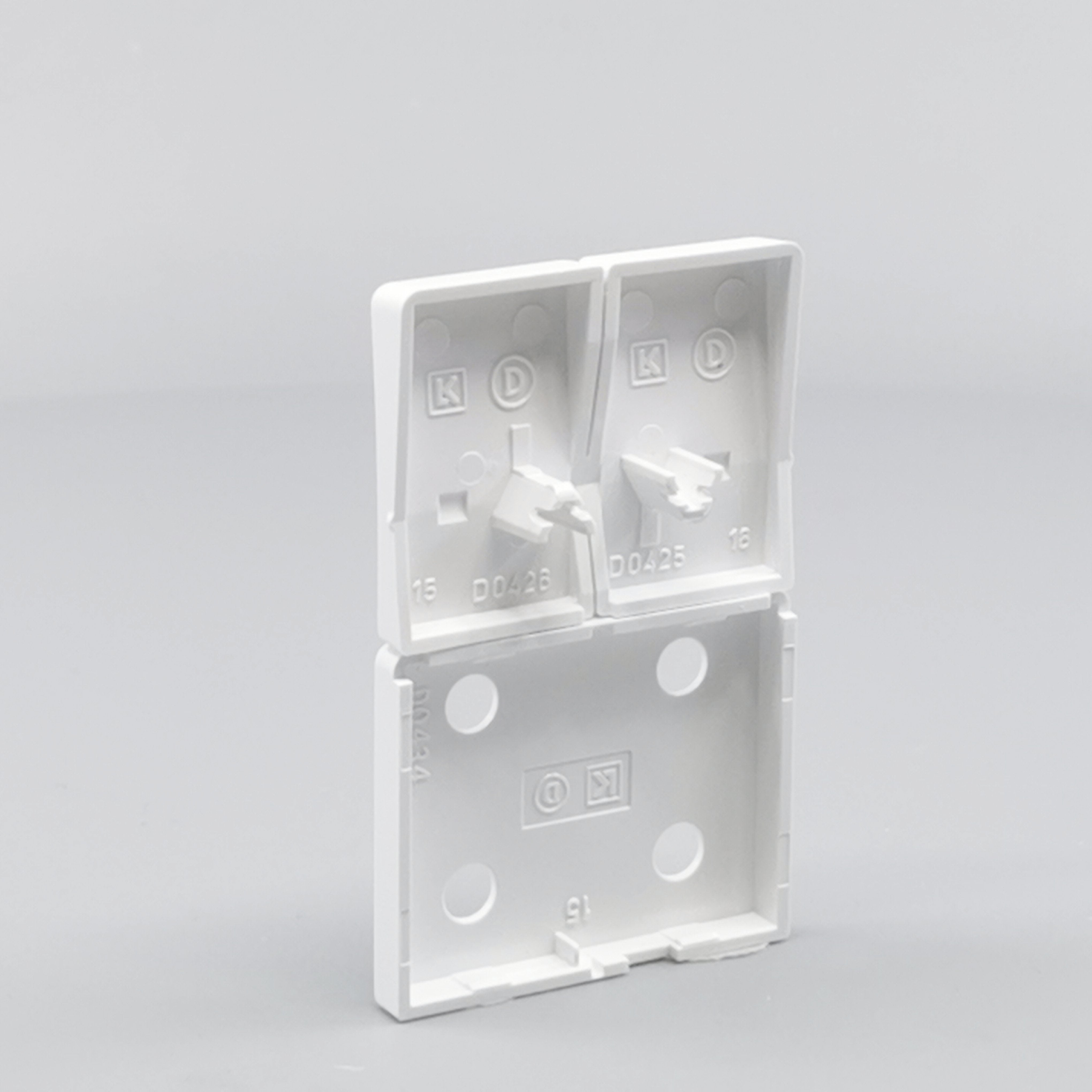 Fuga Tangent dobb stikkontakt hvid