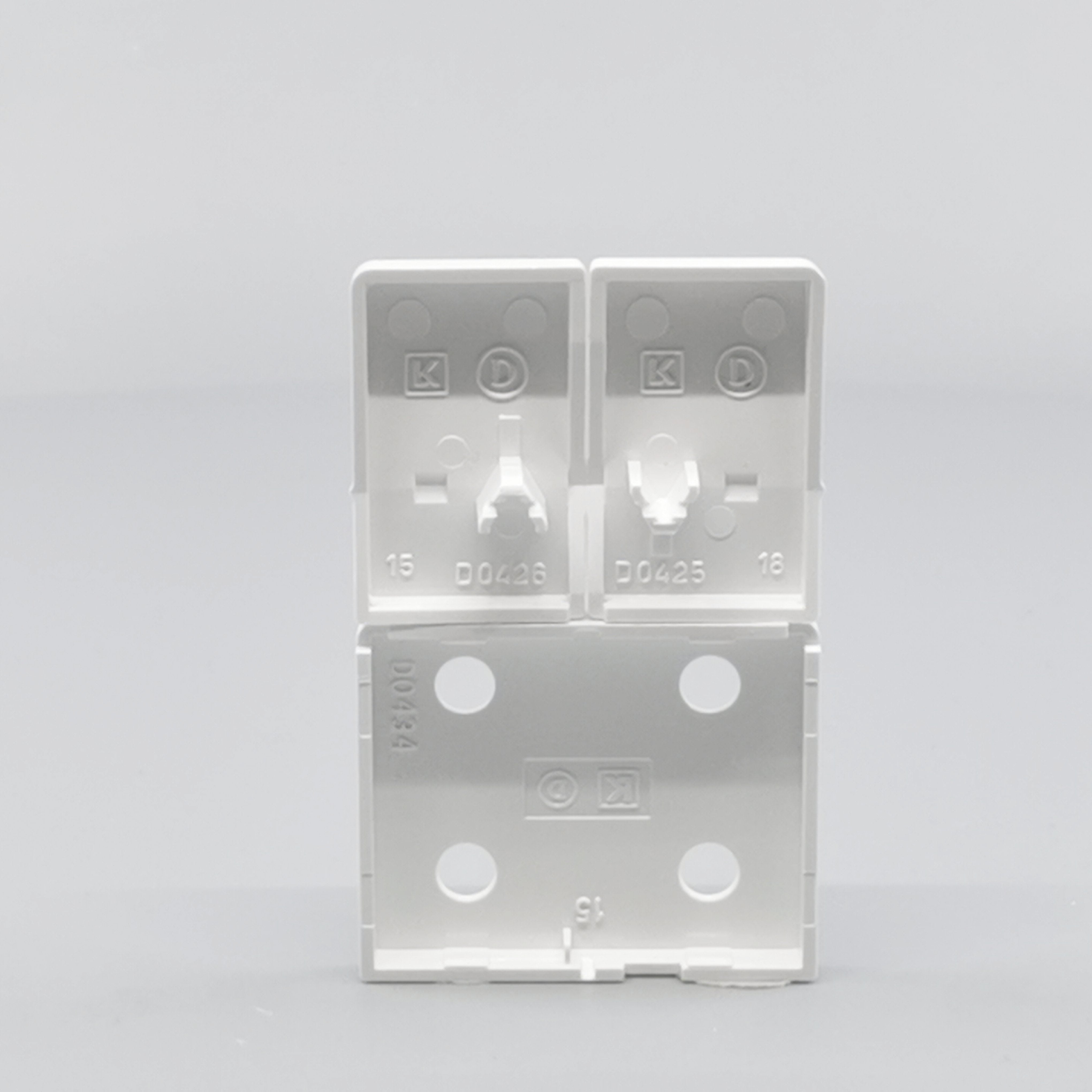 Fuga Tangent dobb stikkontakt hvid