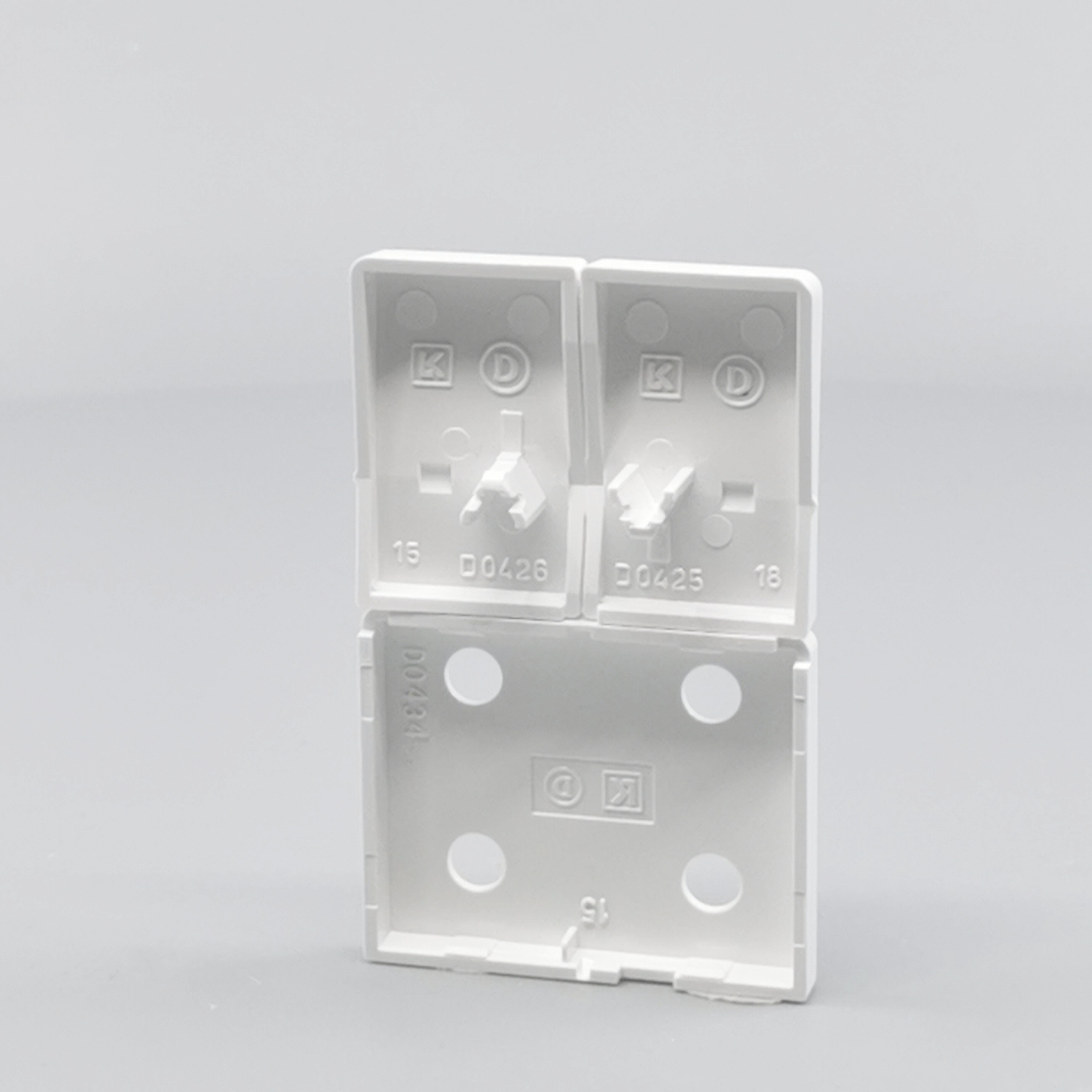 Fuga Tangent dobb stikkontakt hvid