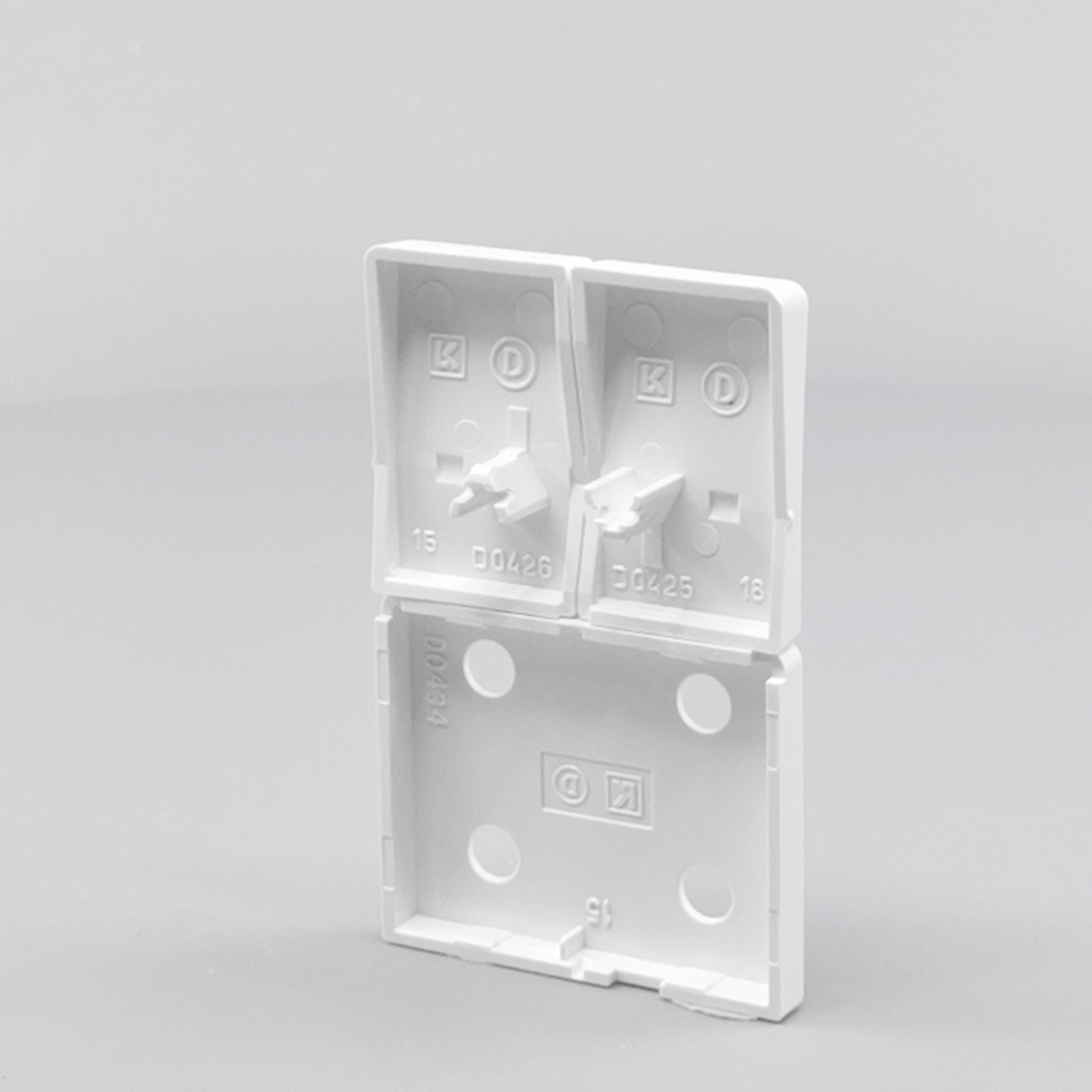 Fuga Tangent dobb stikkontakt hvid