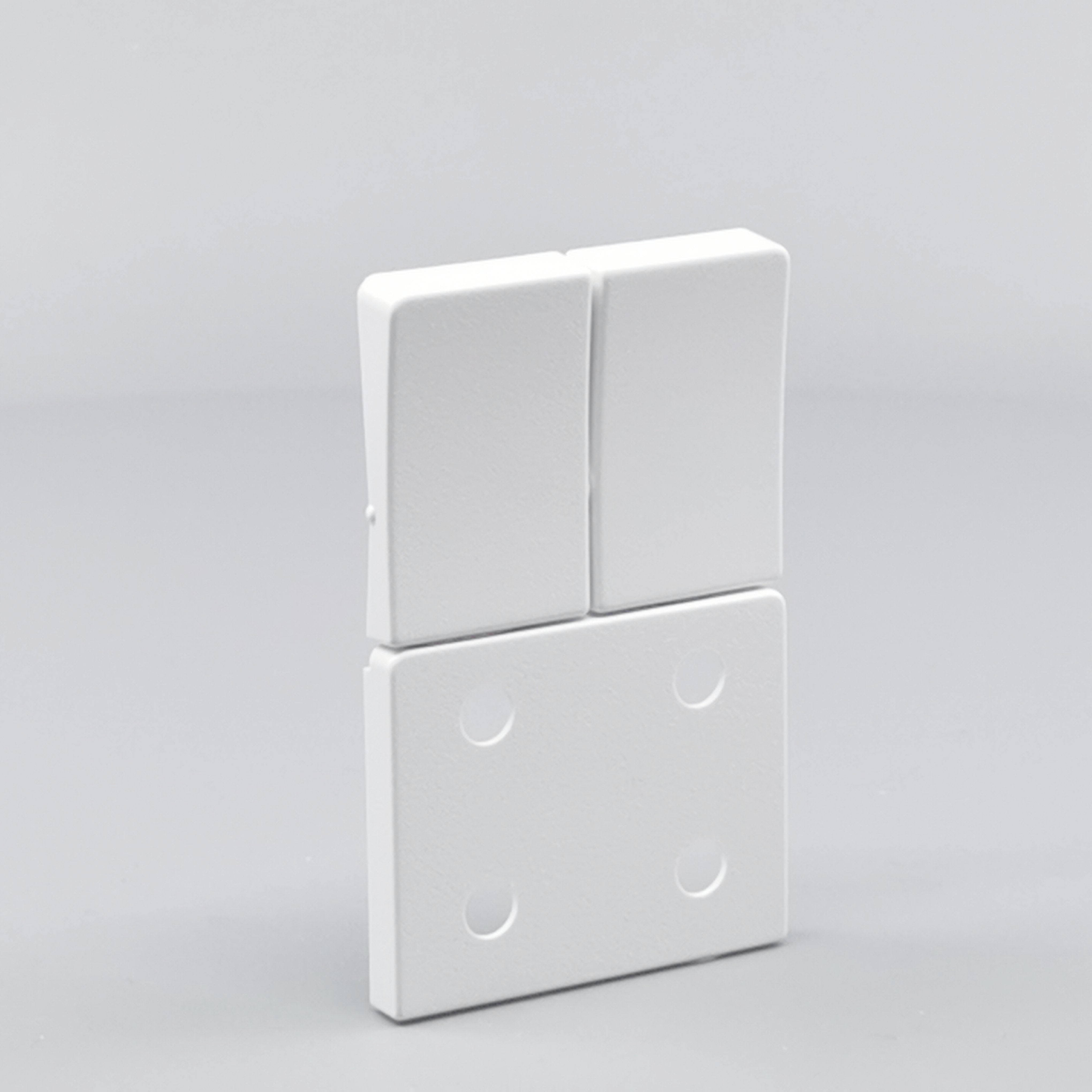 Fuga Tangent dobb stikkontakt hvid