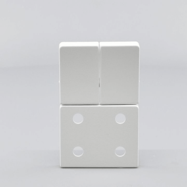 Fuga Tangent dobb stikkontakt hvid