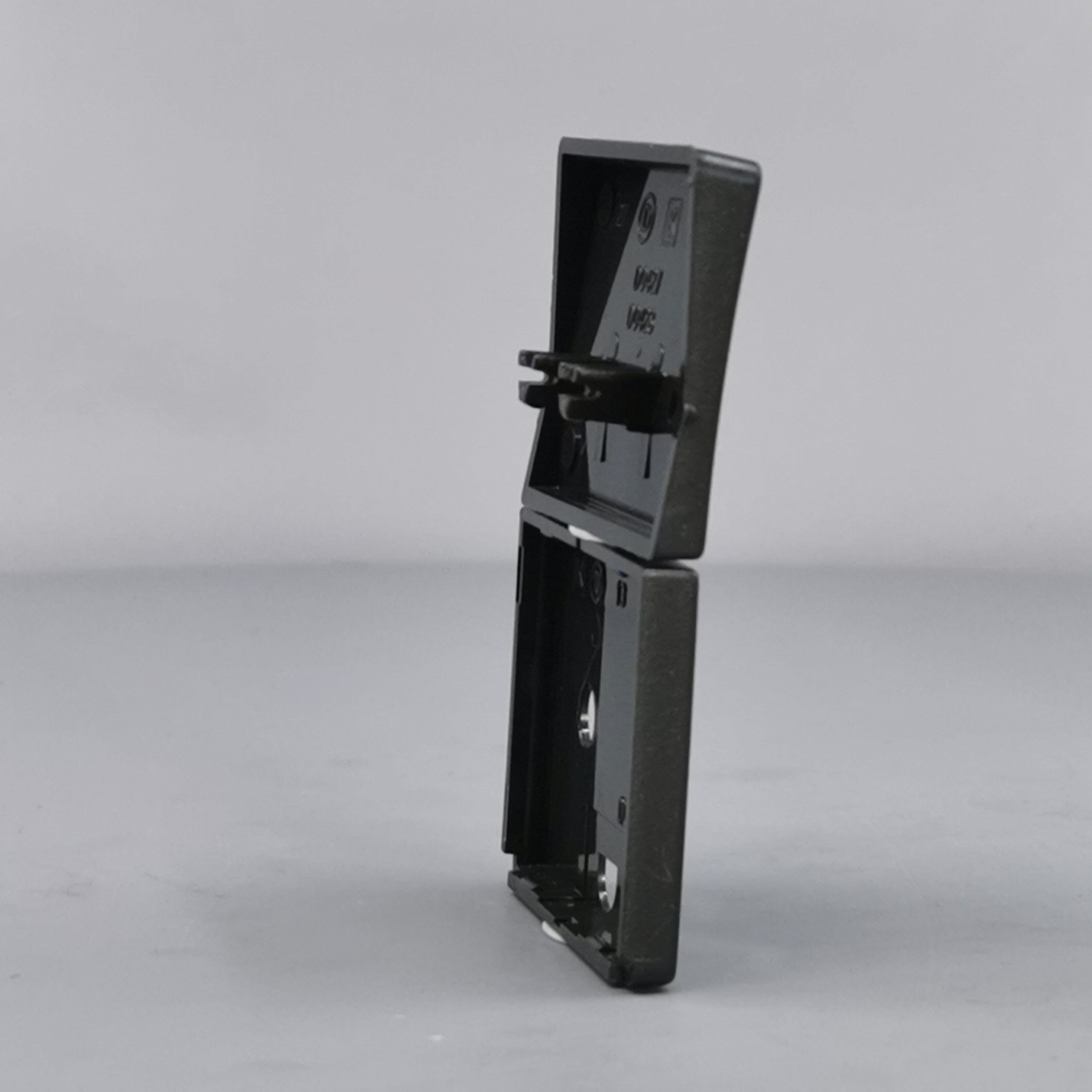 LK Fuga afdækning til stikkon. m. jord og 2-pol afbryder - koksgrå