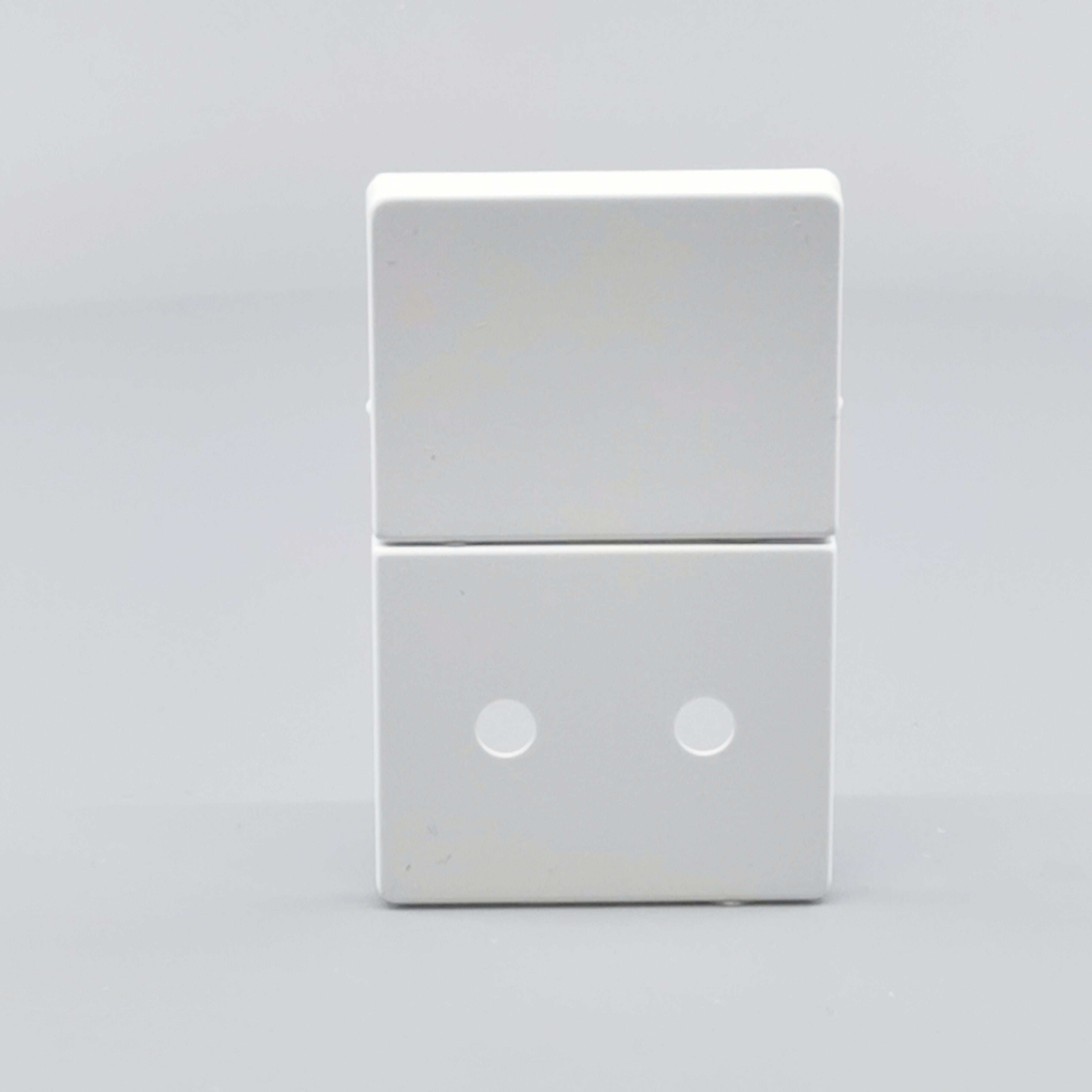 Fuga Tangent stikkontakt uden jord hvid