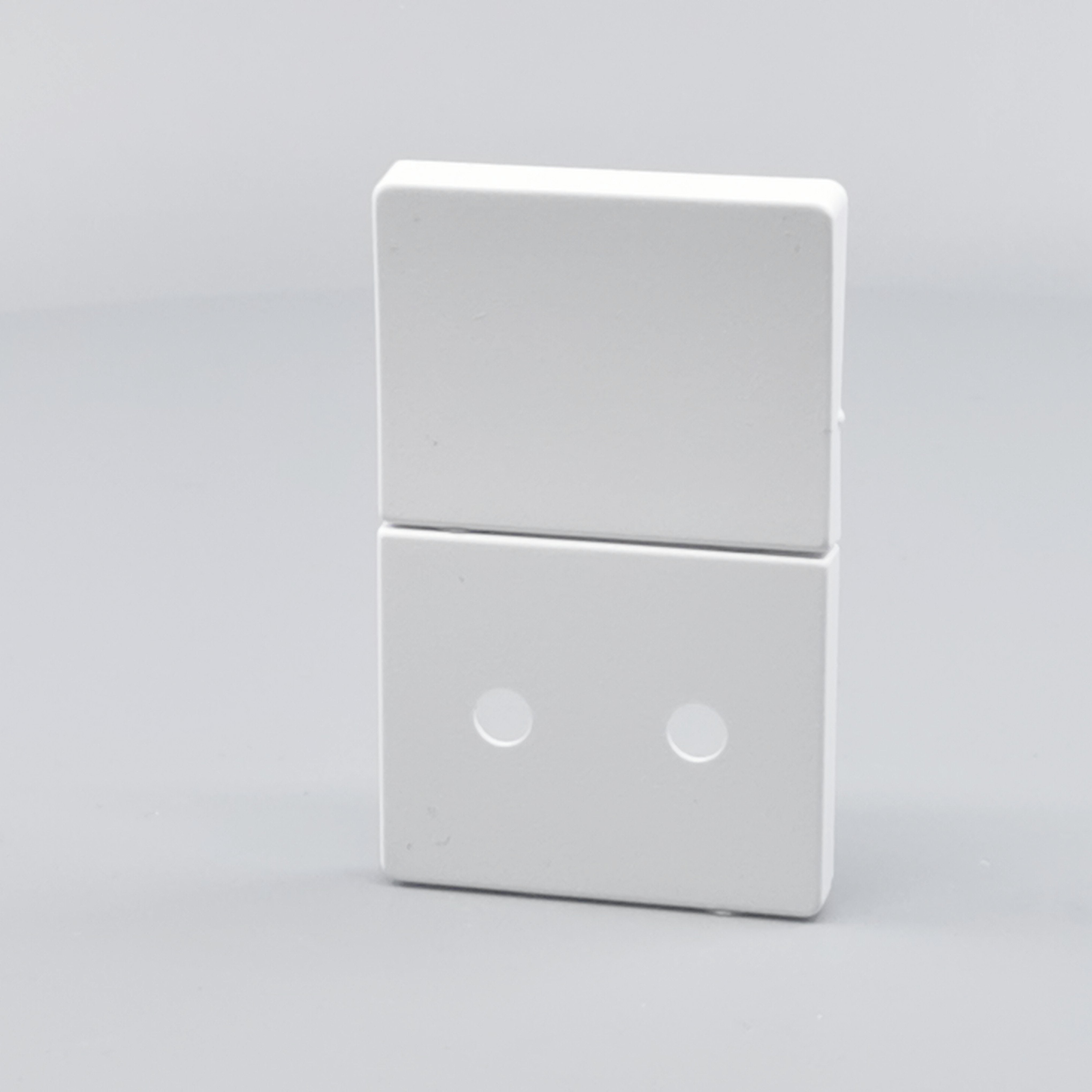 Fuga Tangent stikkontakt uden jord hvid