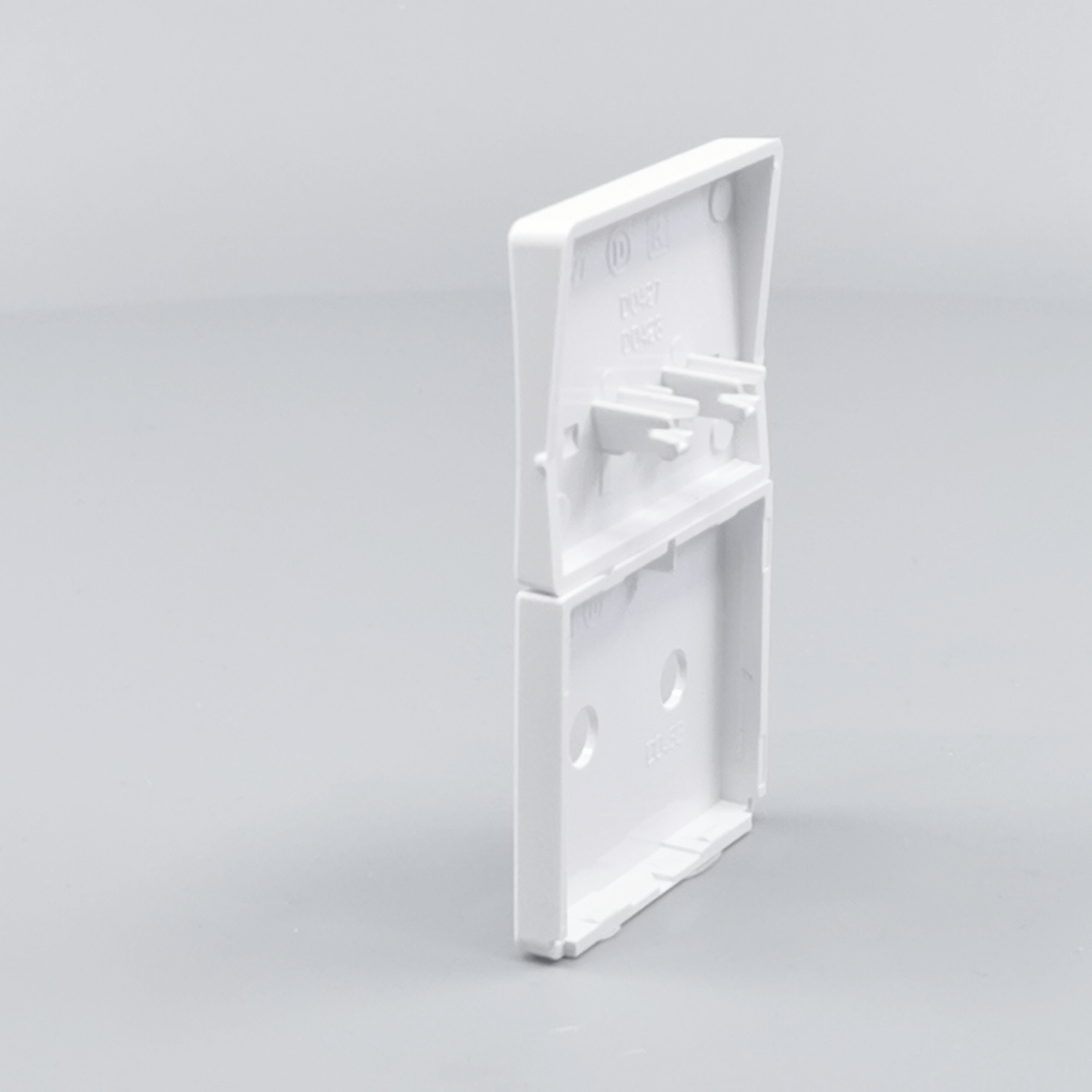 Fuga Tangent stikkontakt uden jord hvid