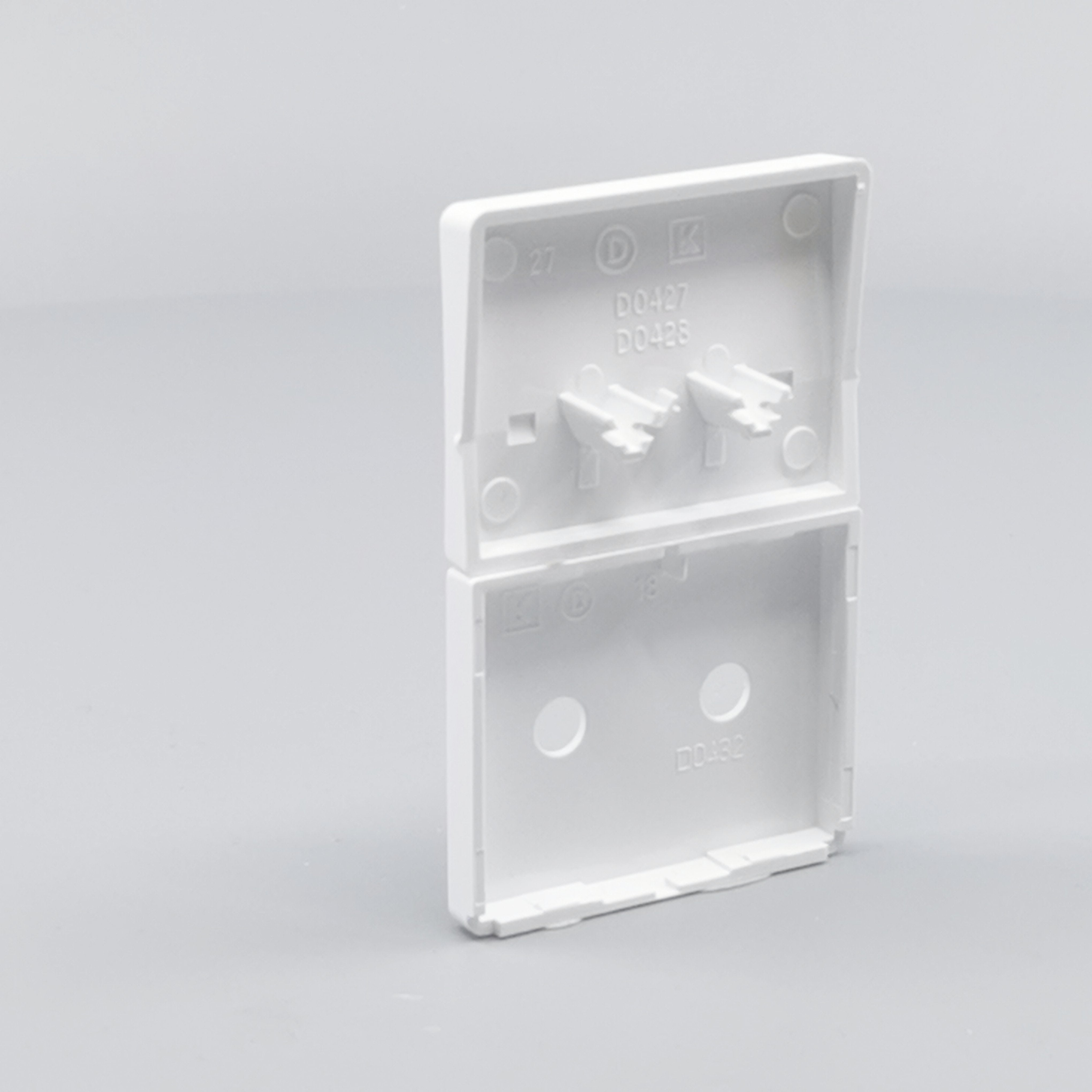 Fuga Tangent stikkontakt uden jord hvid