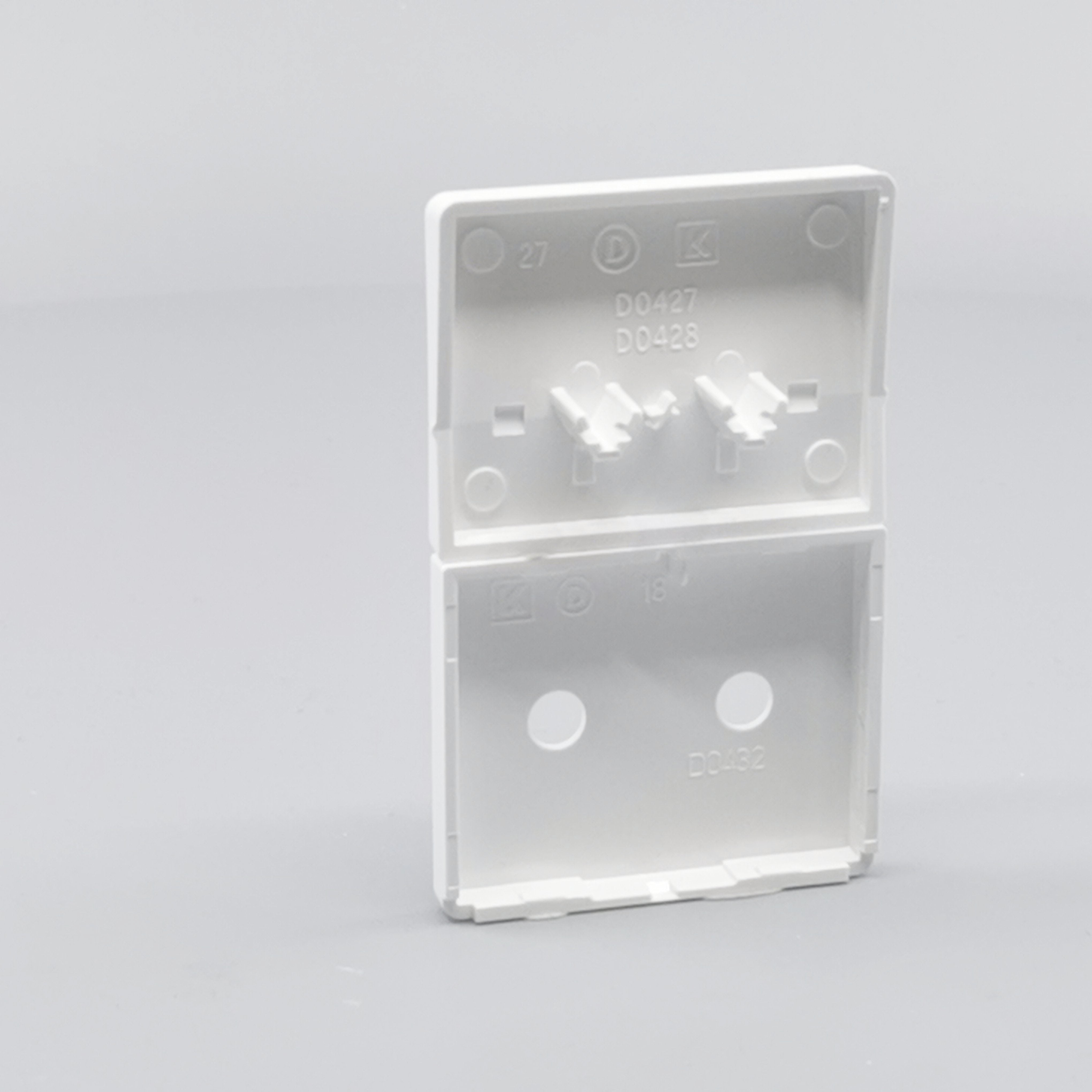 Fuga Tangent stikkontakt uden jord hvid