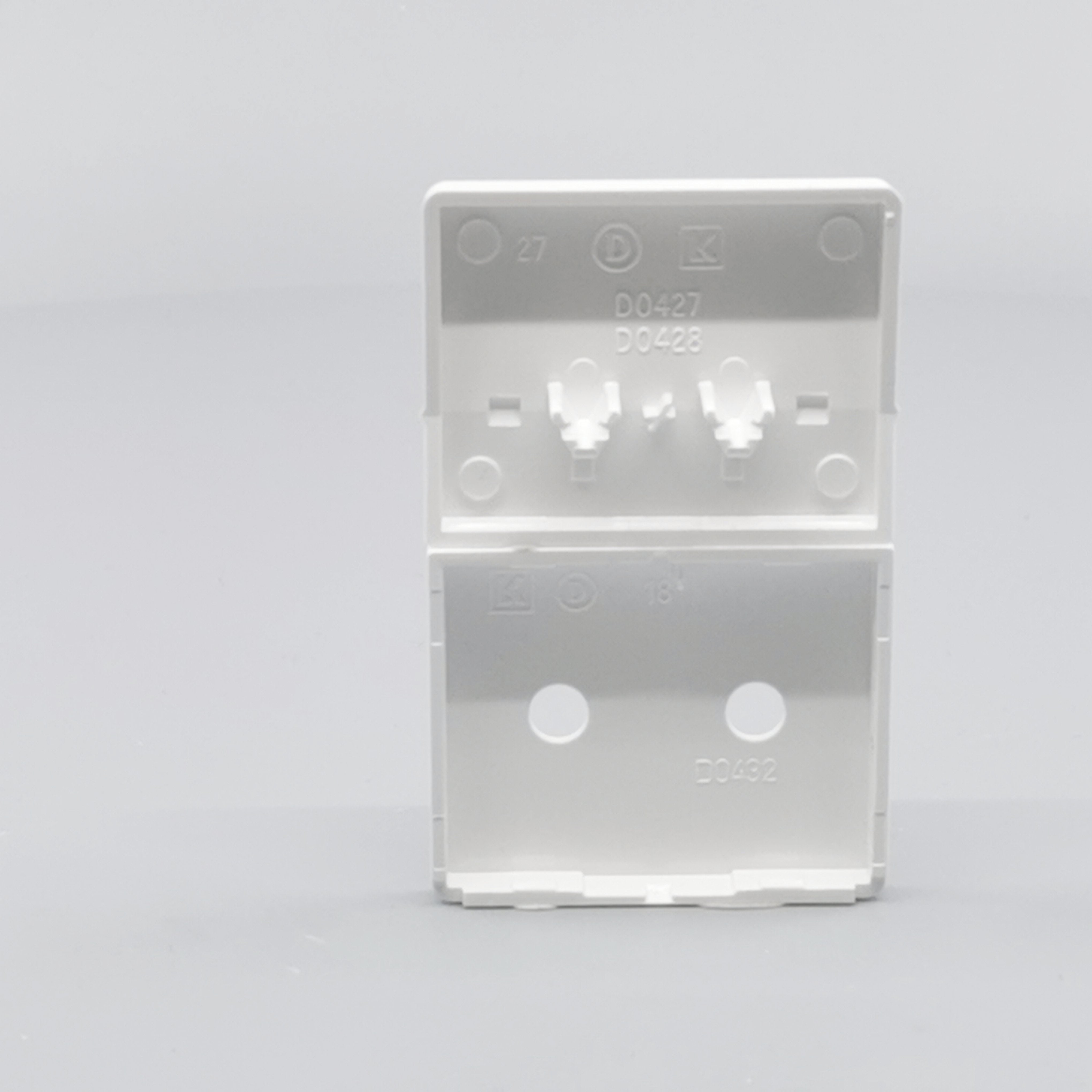 Fuga Tangent stikkontakt uden jord hvid