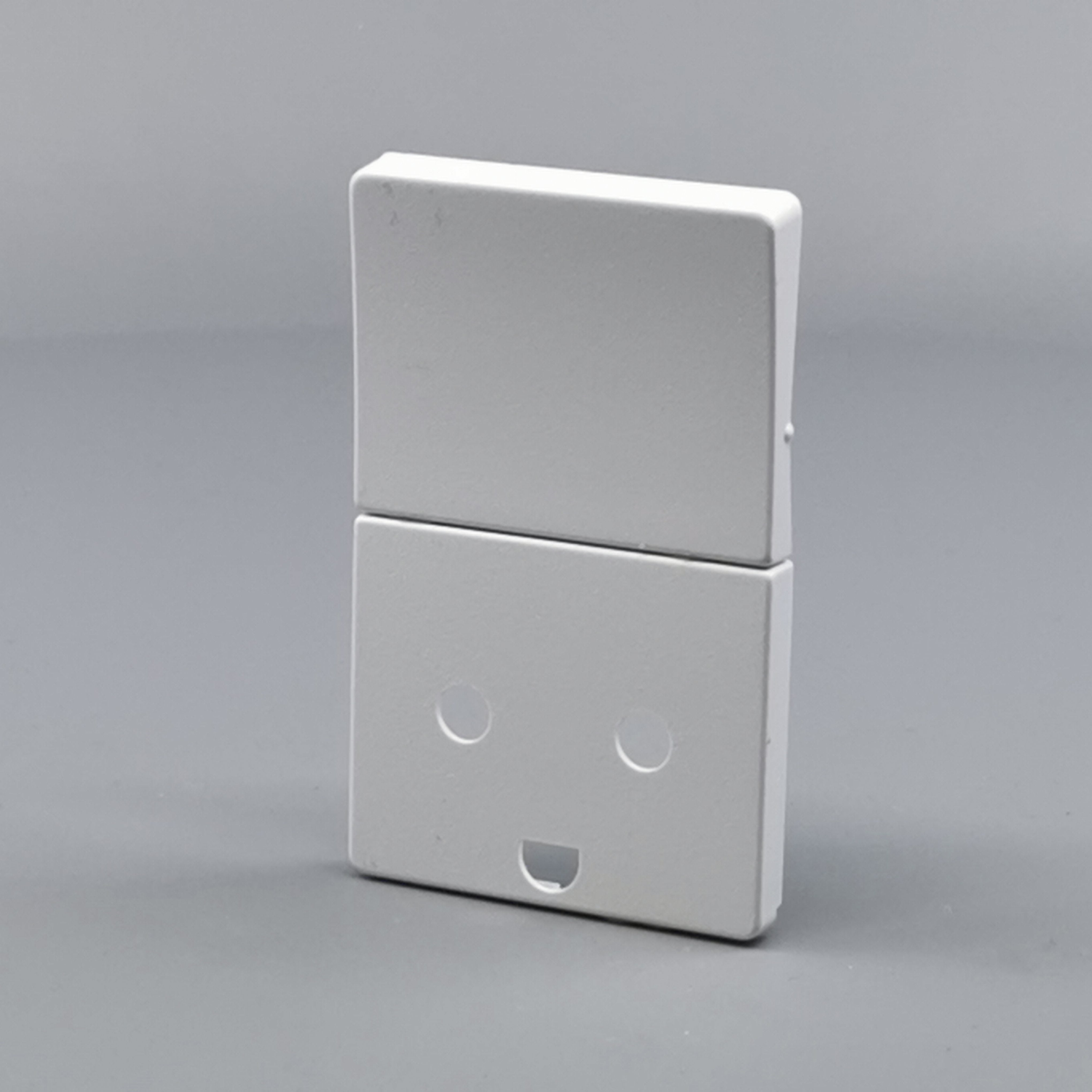 Fuga Tangent stikkontakt med jord hvid