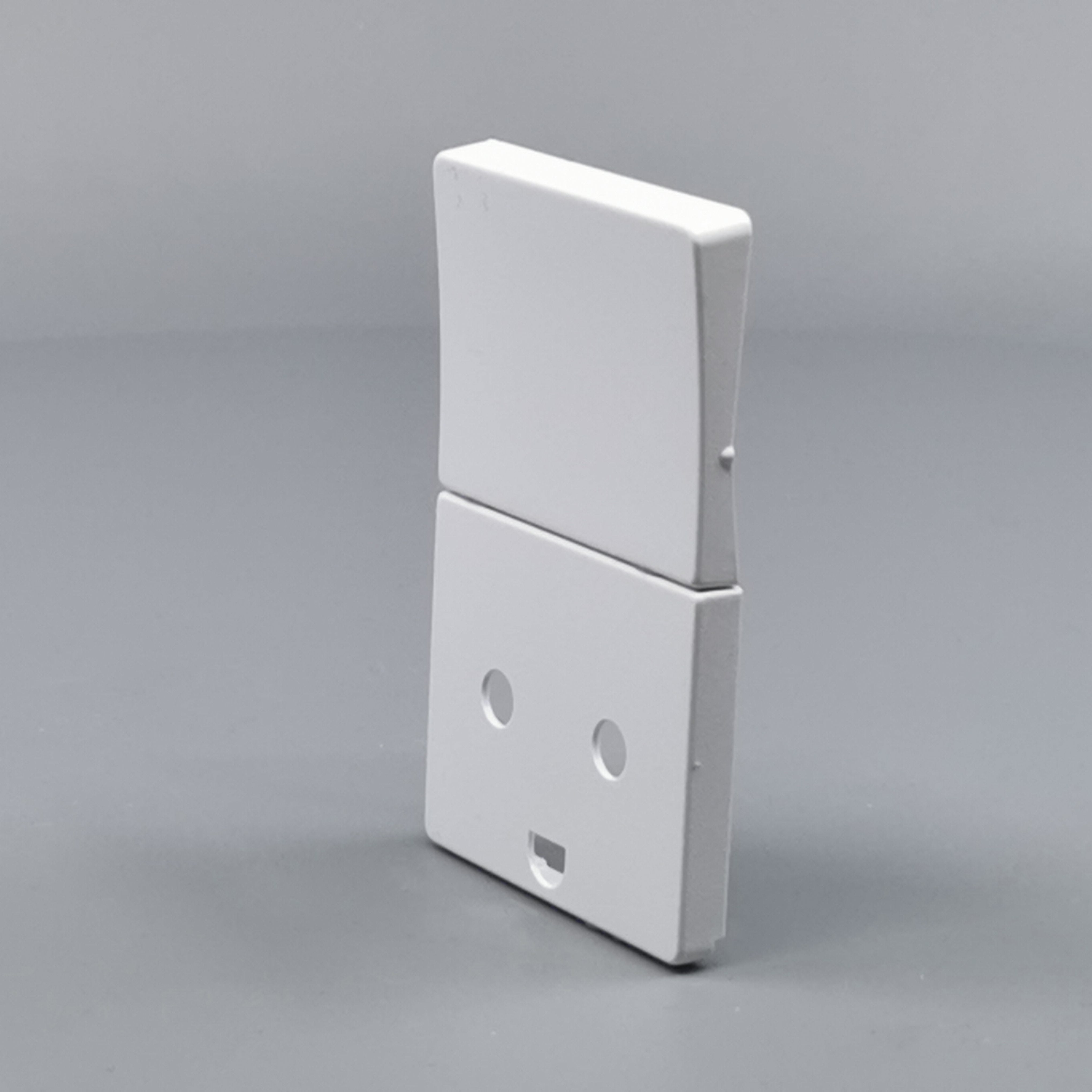 Fuga Tangent stikkontakt med jord hvid