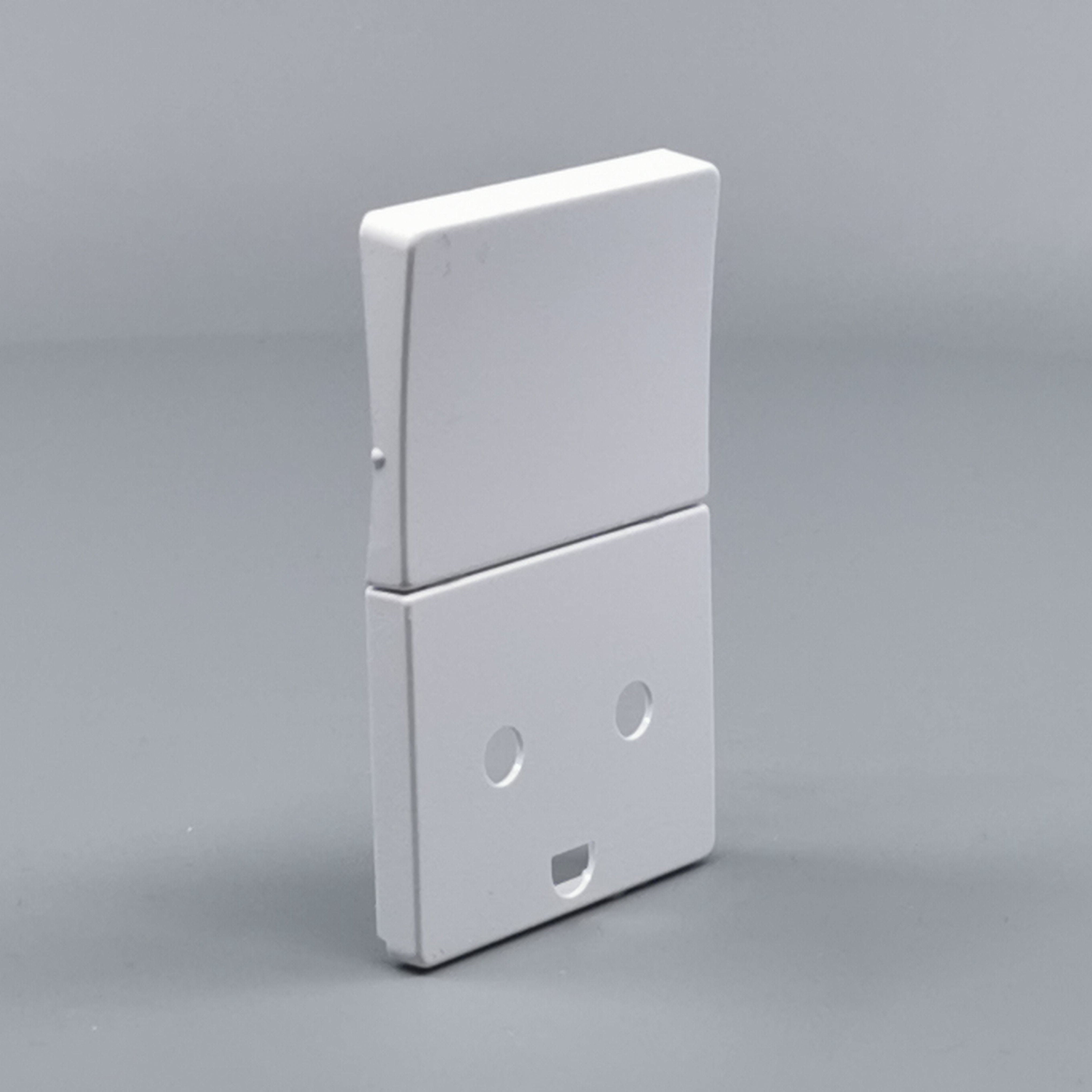 Fuga Tangent stikkontakt med jord hvid