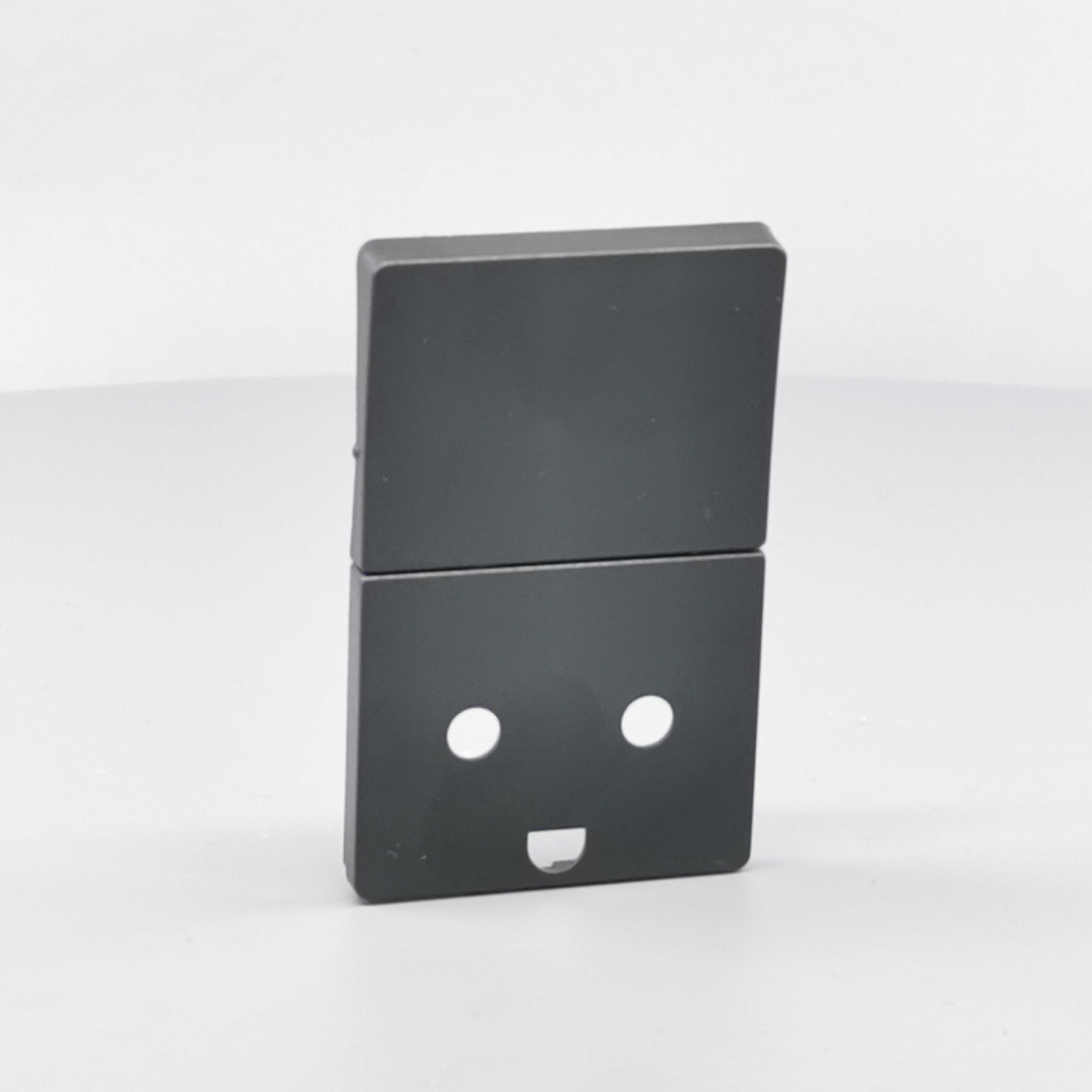 Fuga Tangent stikkontakt med jord koksgrå