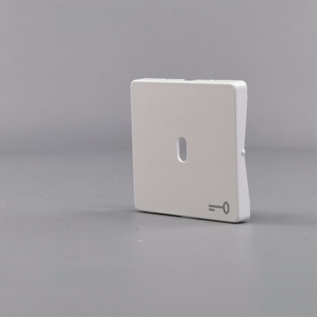 Fuga afdækning til afbryder f. nøgle hvid
