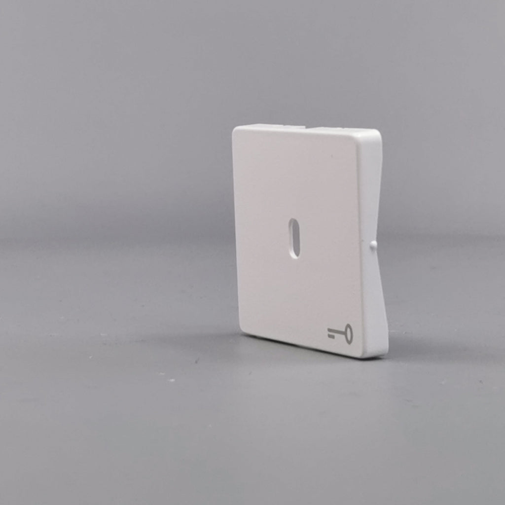 Fuga afdækning til afbryder f. nøgle hvid