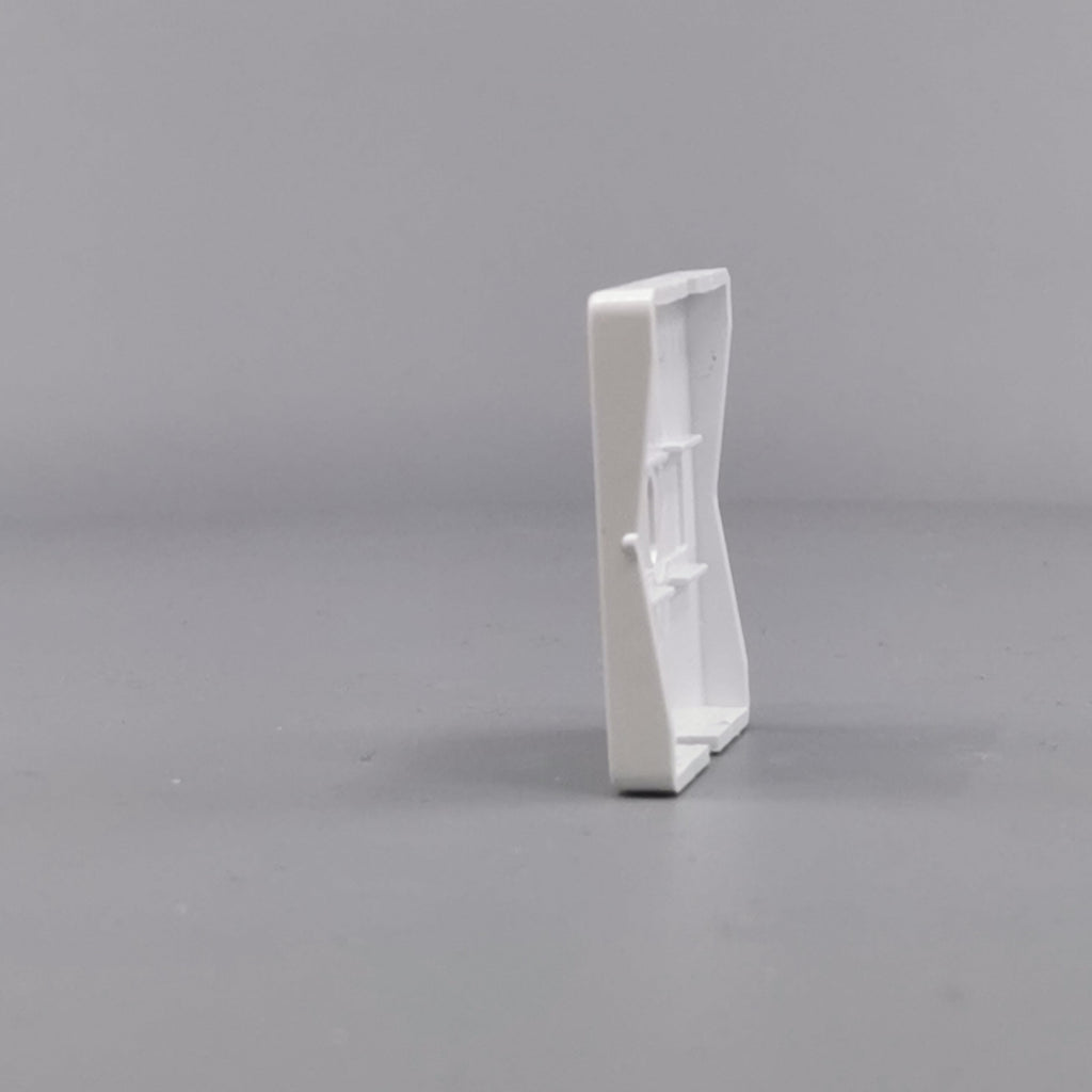 Fuga afdækning til afbryder f. nøgle hvid