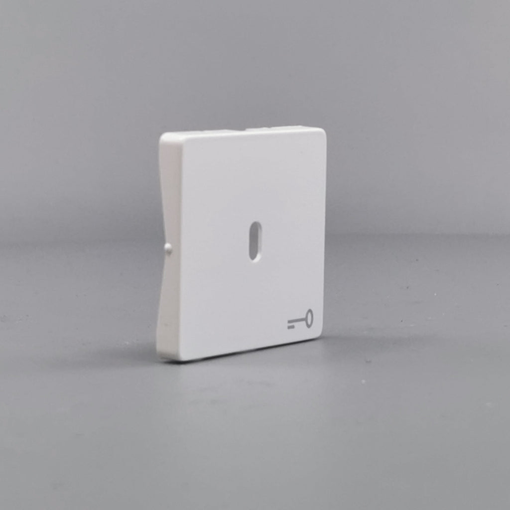 Fuga afdækning til afbryder f. nøgle hvid