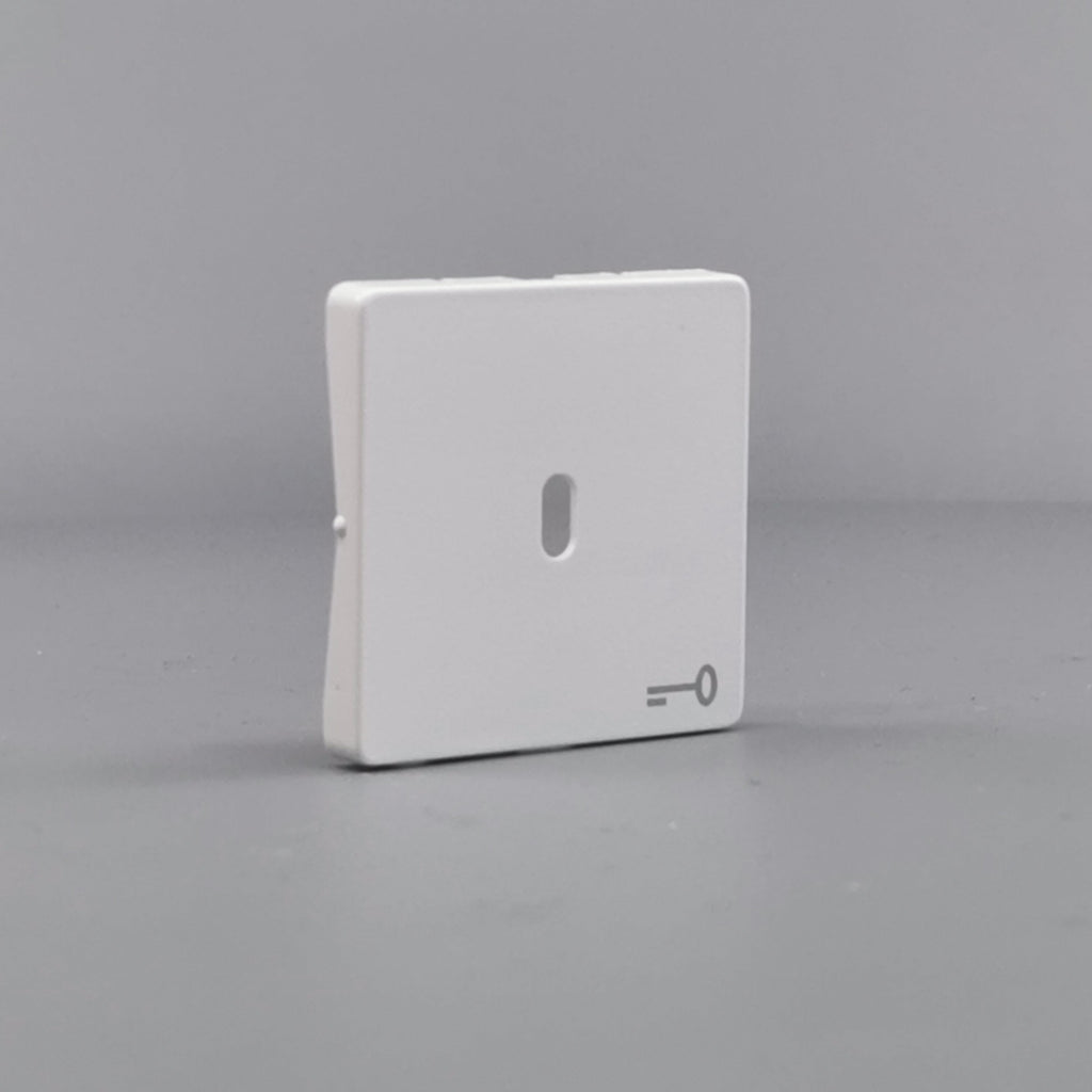 Fuga afdækning til afbryder f. nøgle hvid