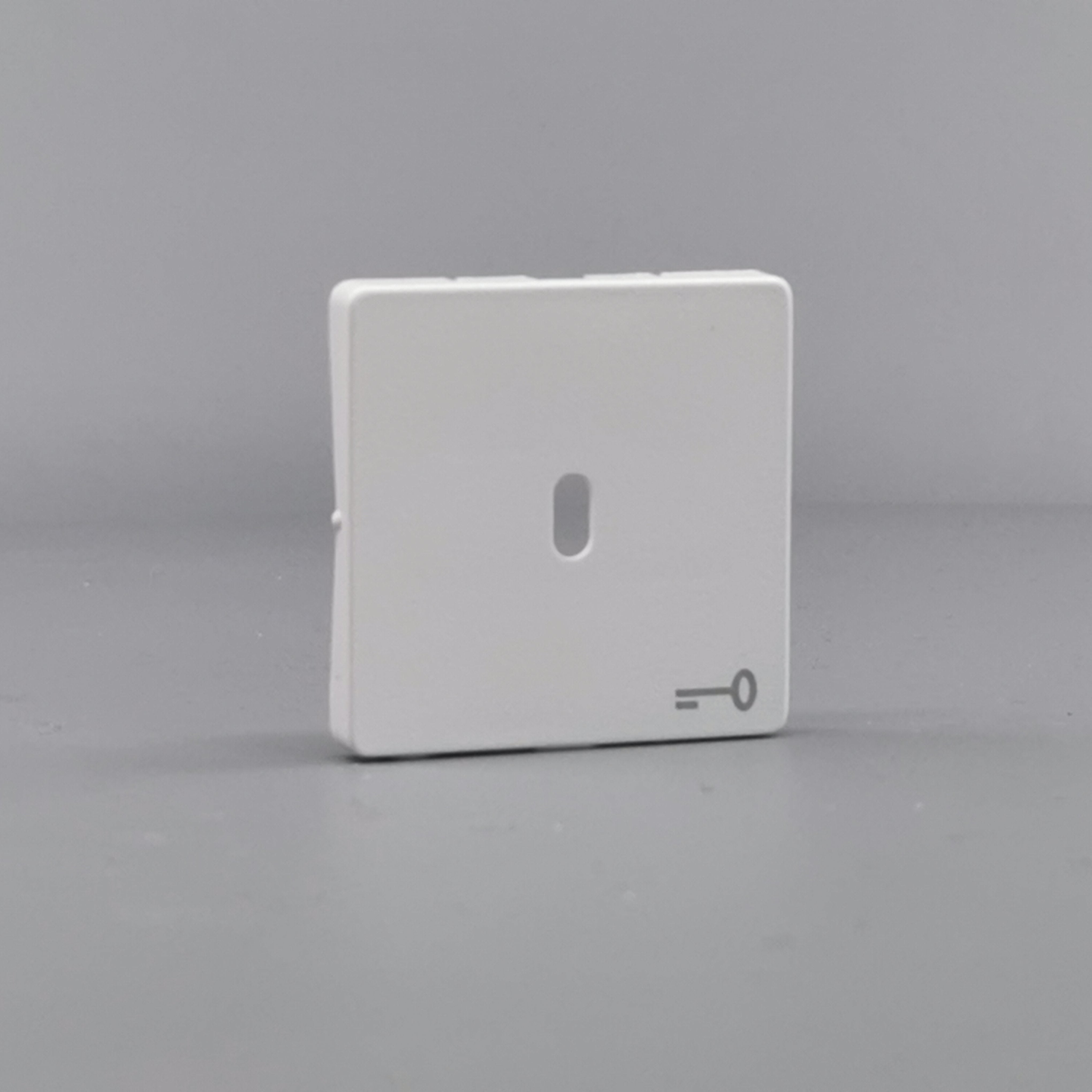 Fuga afdækning til afbryder f. nøgle hvid