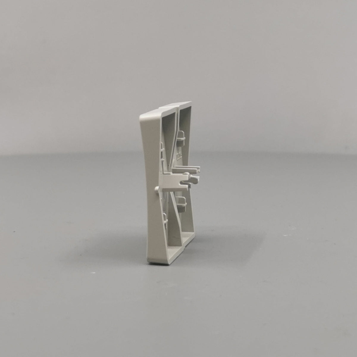 LK Fuga tangentsæt til dobbeltafbryder, gammel model - lysegrå (360° frame 8)