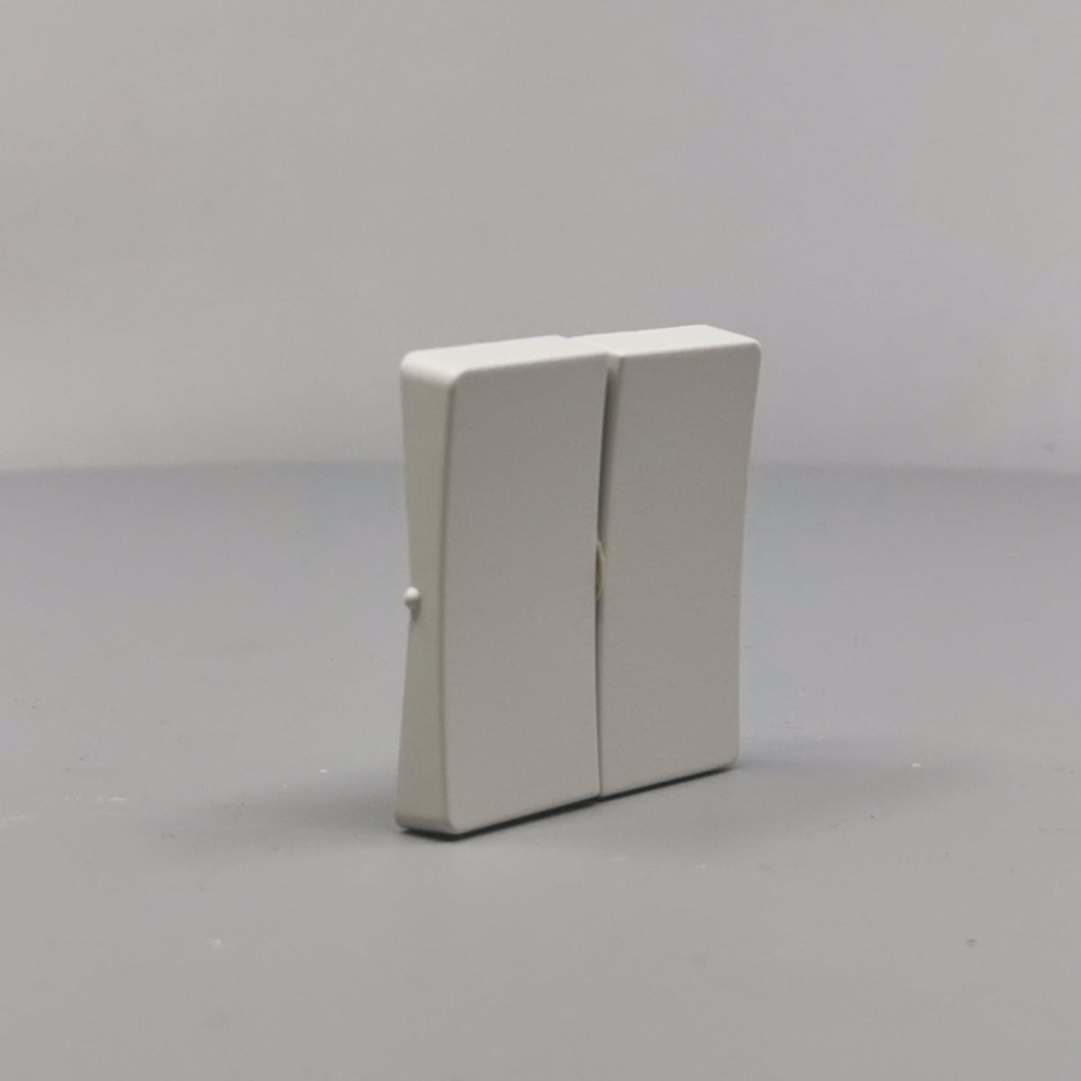 LK Fuga tangentsæt til dobbeltafbryder, gammel model - lysegrå (360° frame 22)