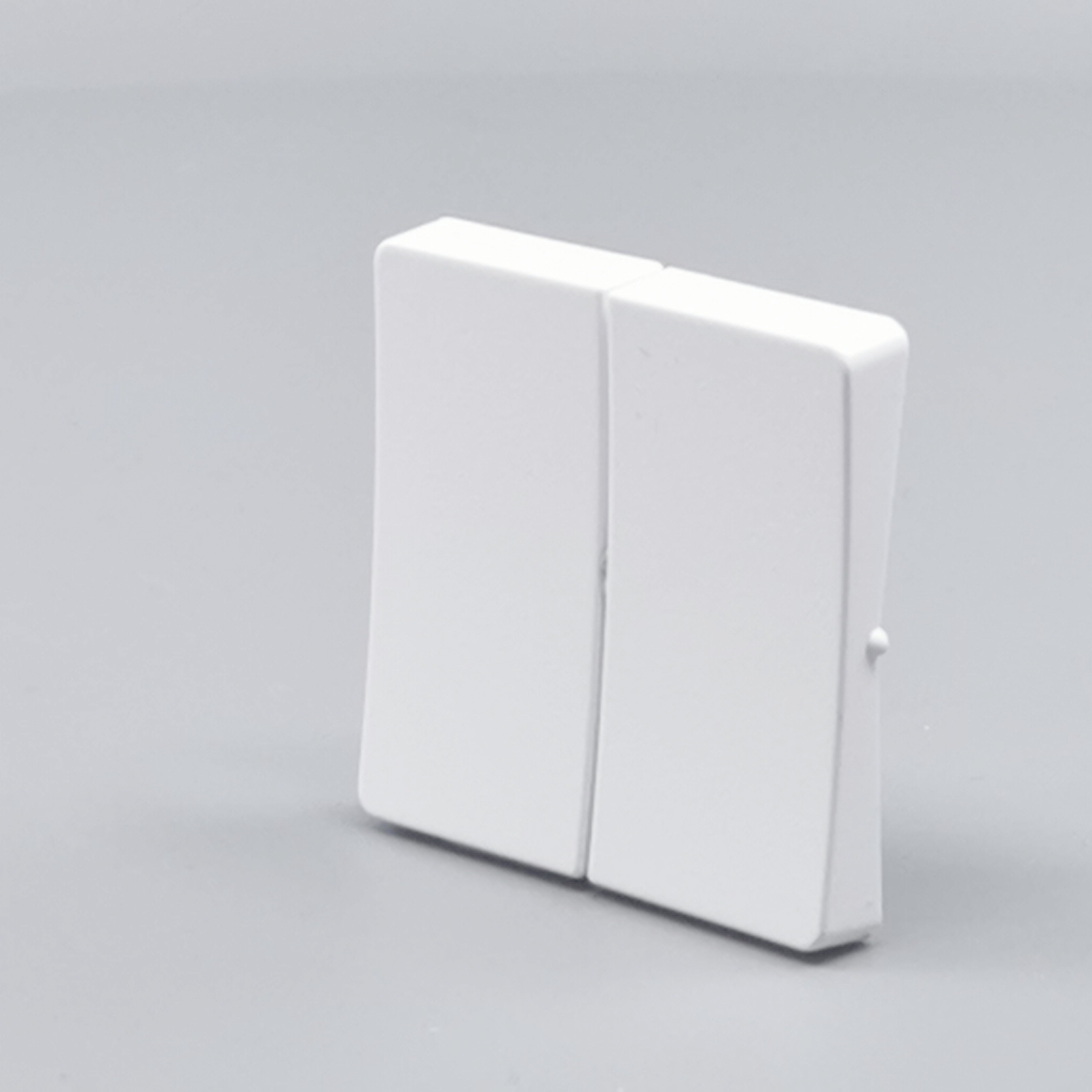 LK Fuga tangentsæt til dobbeltafbryder, gammel model - hvid