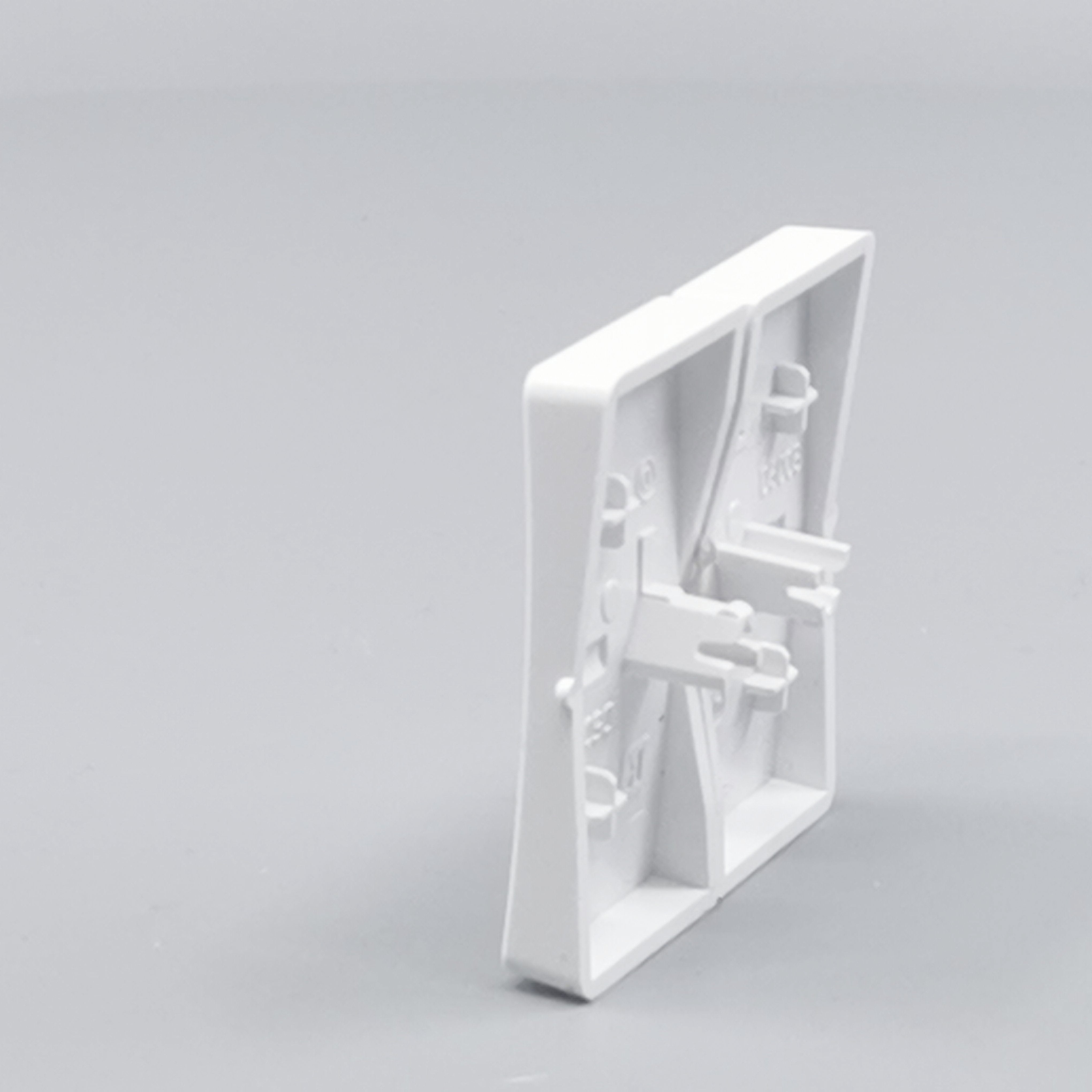 LK Fuga tangentsæt til dobbeltafbryder, gammel model - hvid