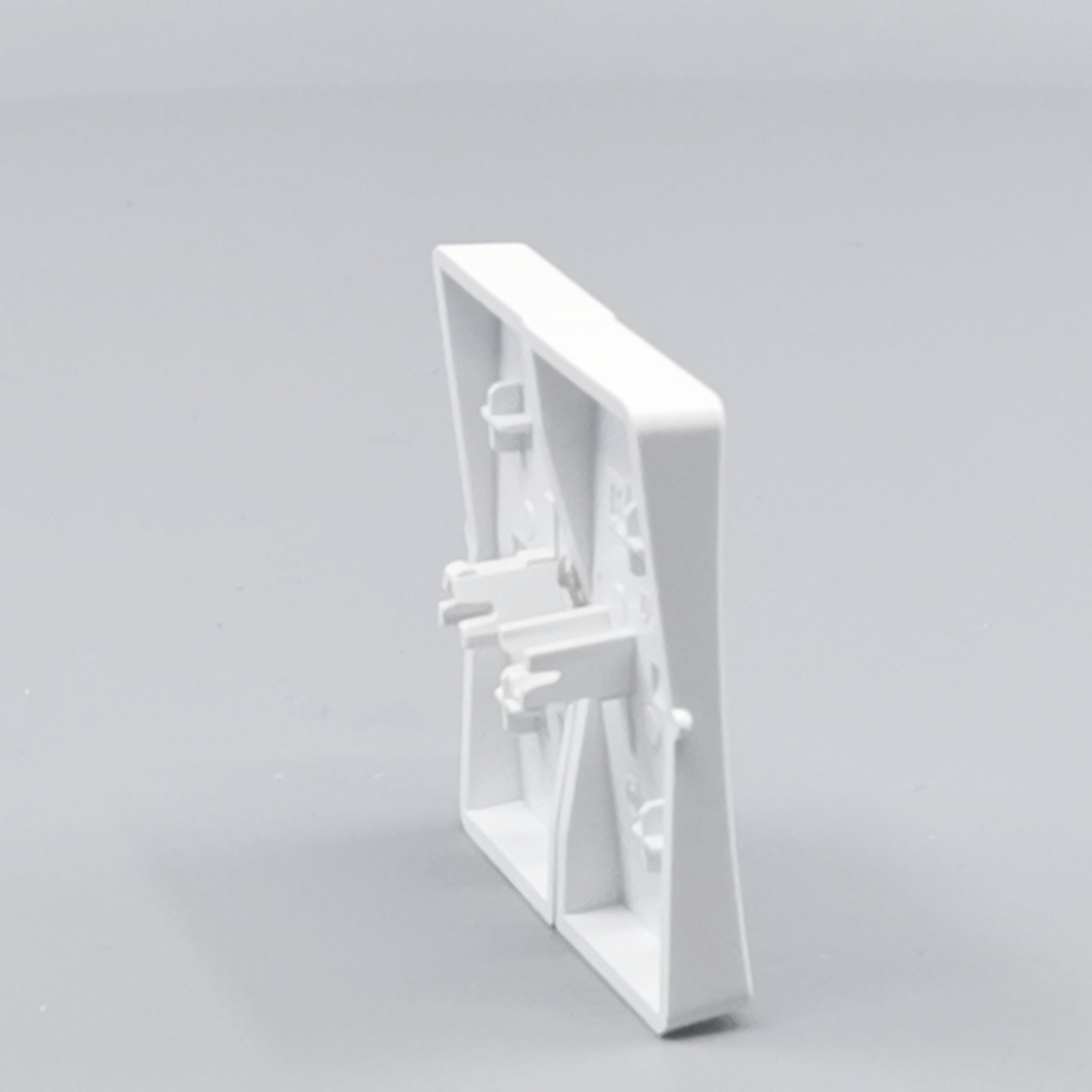 LK Fuga tangentsæt til dobbeltafbryder, gammel model - hvid