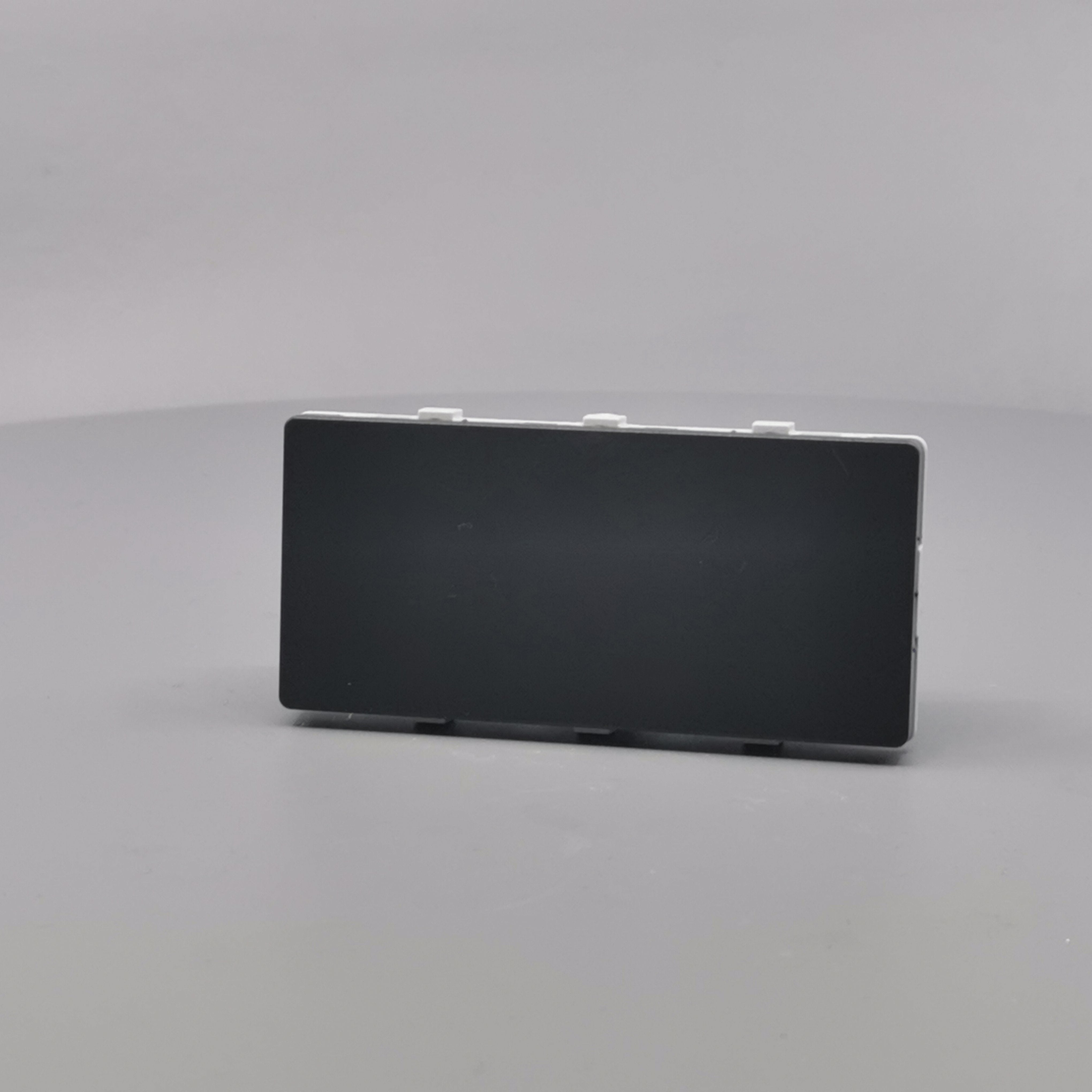 LK Fuga blinddæksel 2 modul vandret koksgrå