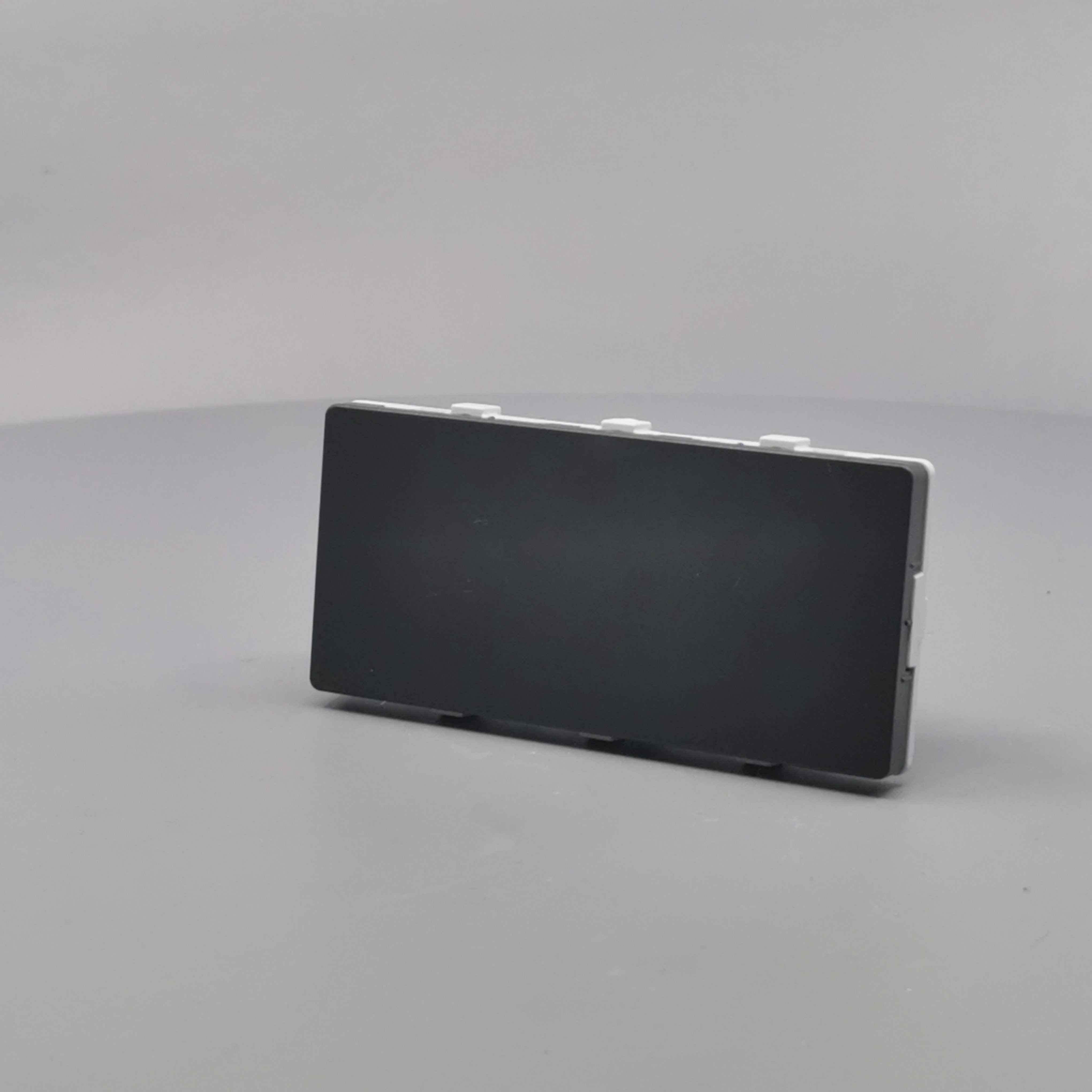 LK Fuga blinddæksel 2 modul vandret koksgrå