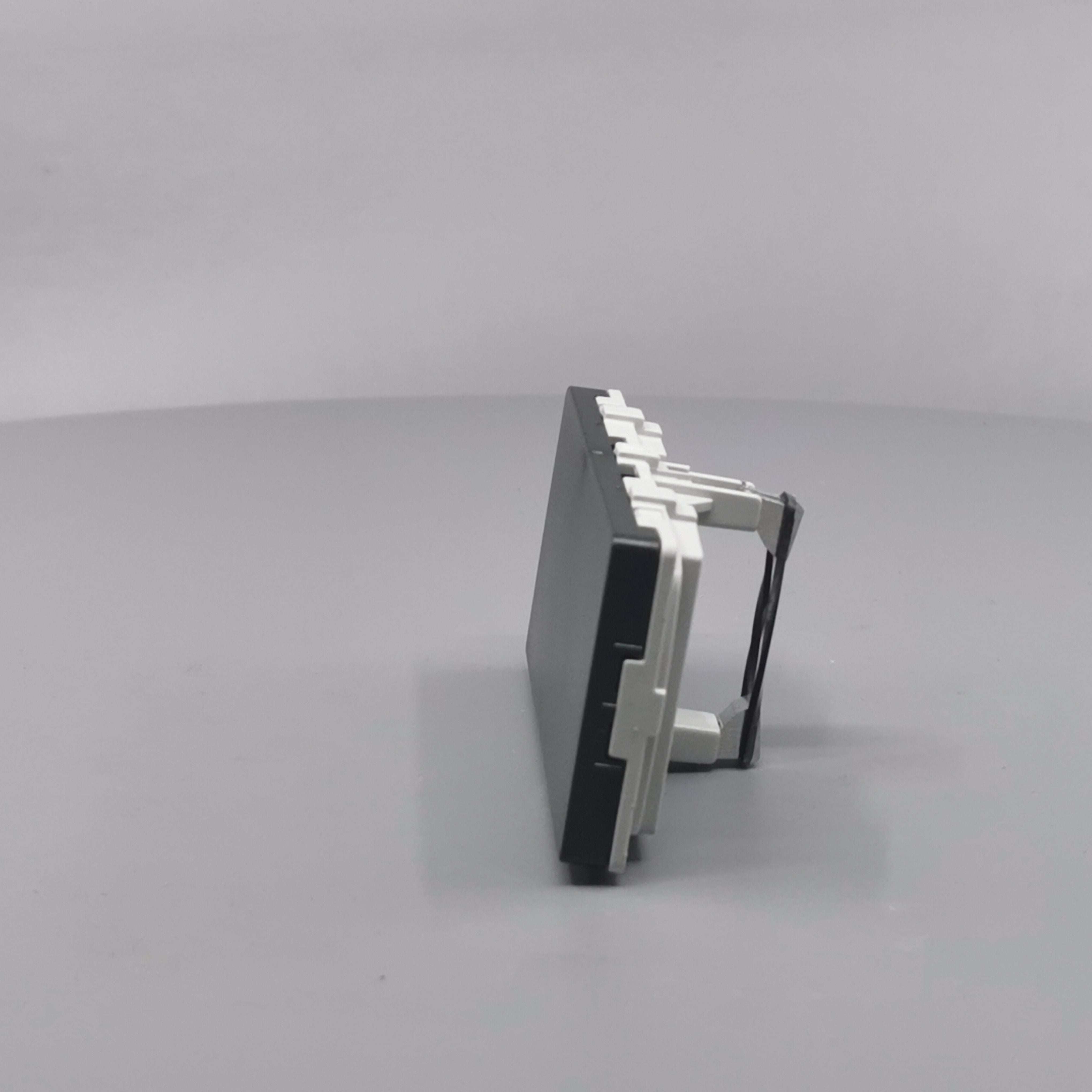 LK Fuga blinddæksel 2 modul vandret koksgrå