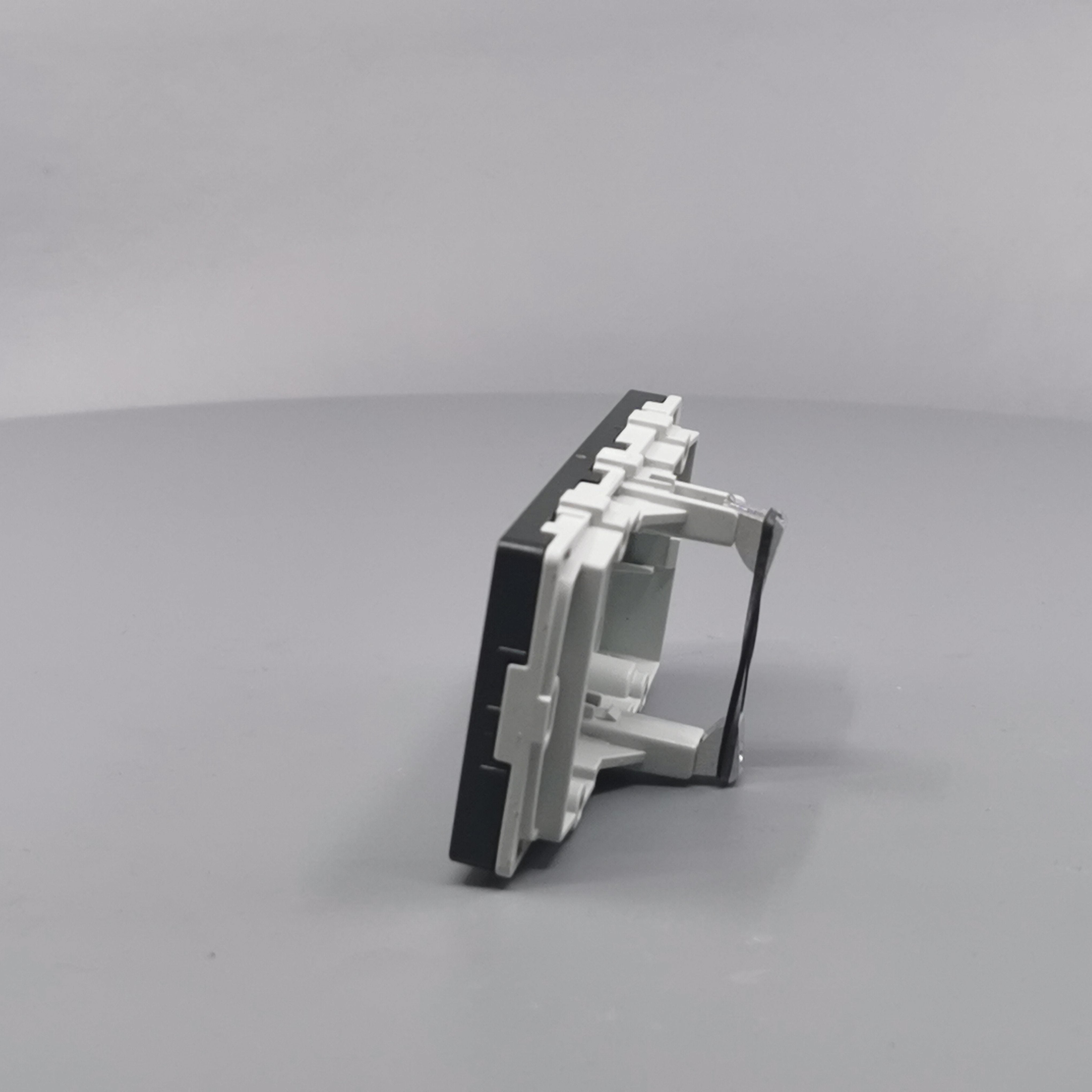 LK Fuga blinddæksel 2 modul vandret koksgrå