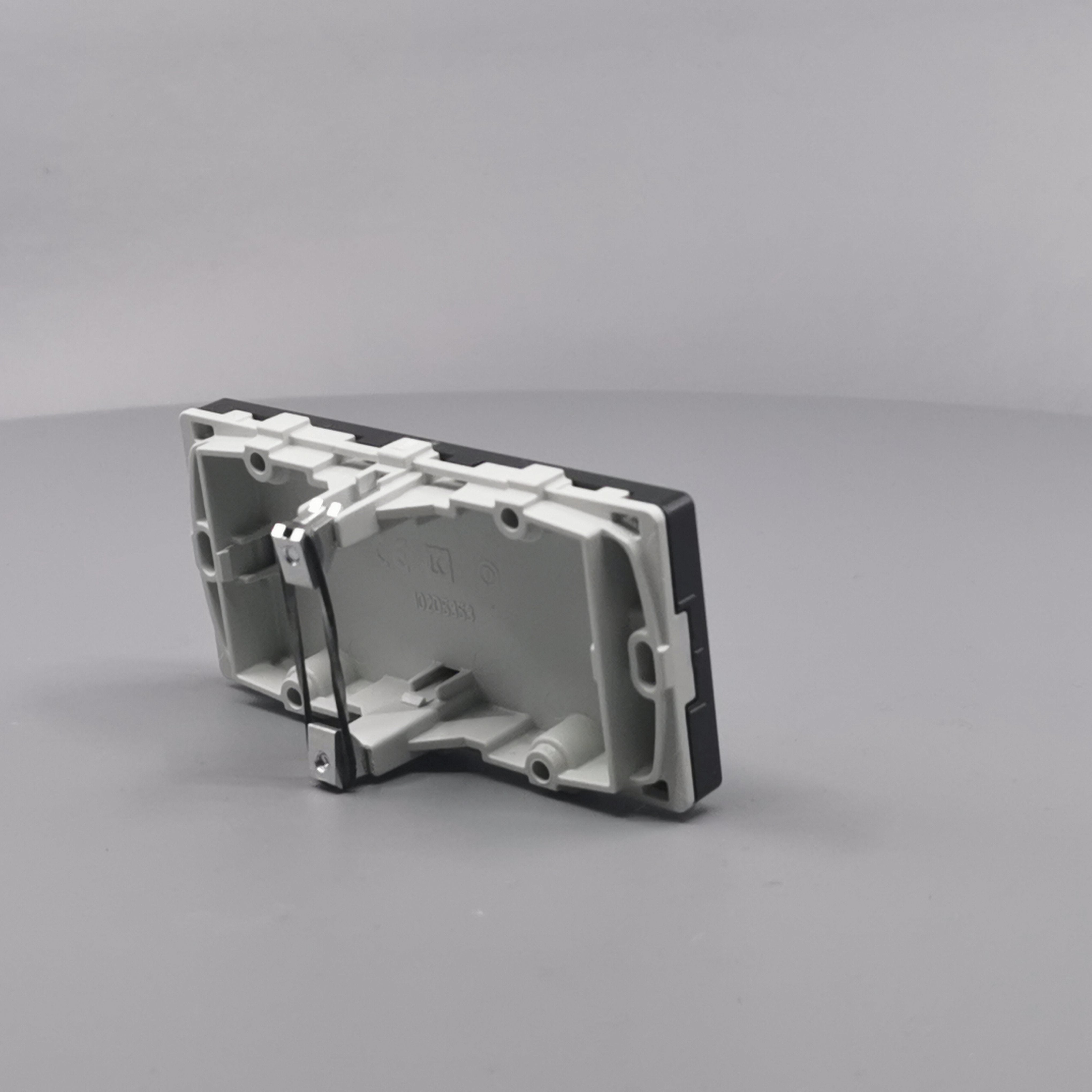 LK Fuga blinddæksel 2 modul vandret koksgrå