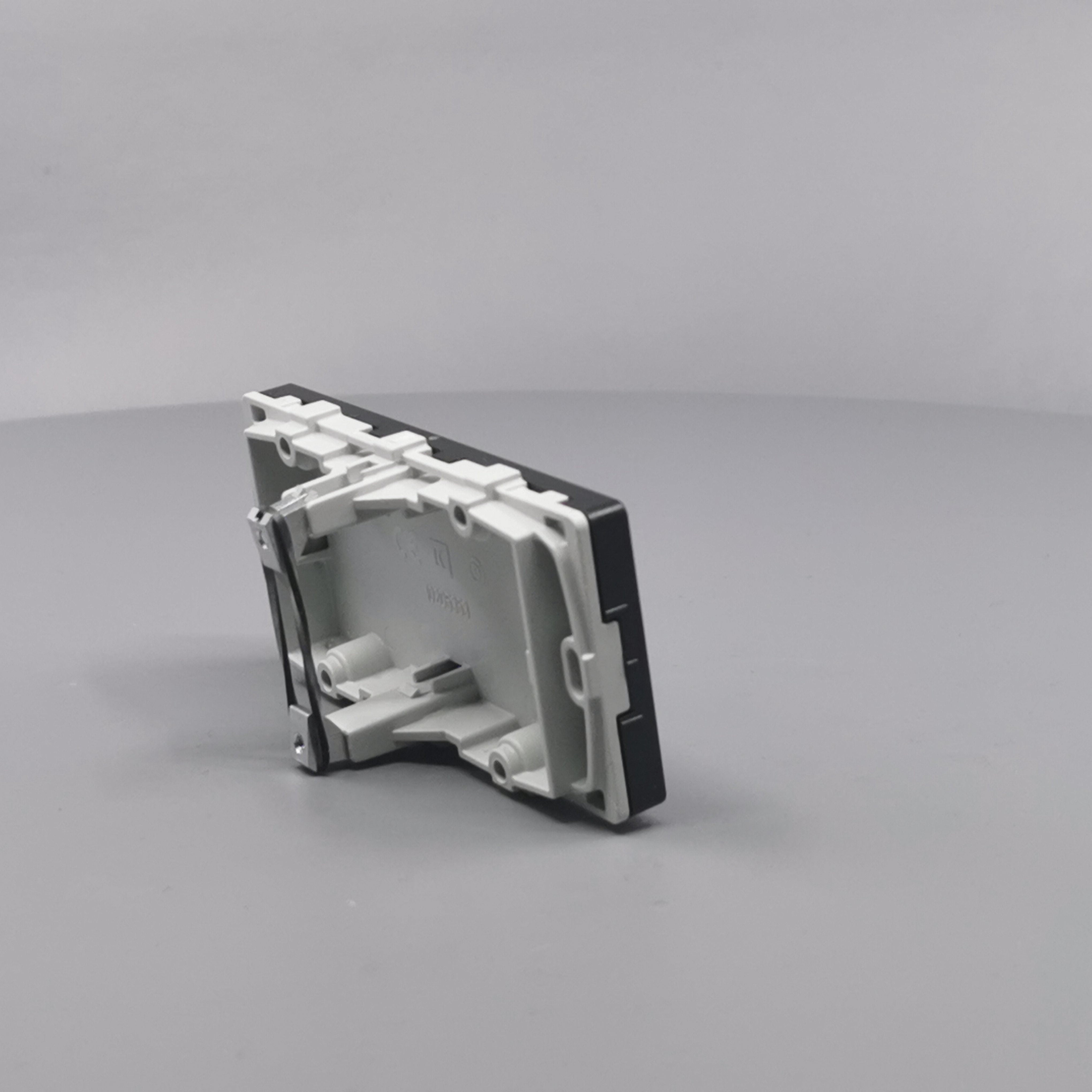 LK Fuga blinddæksel 2 modul vandret koksgrå