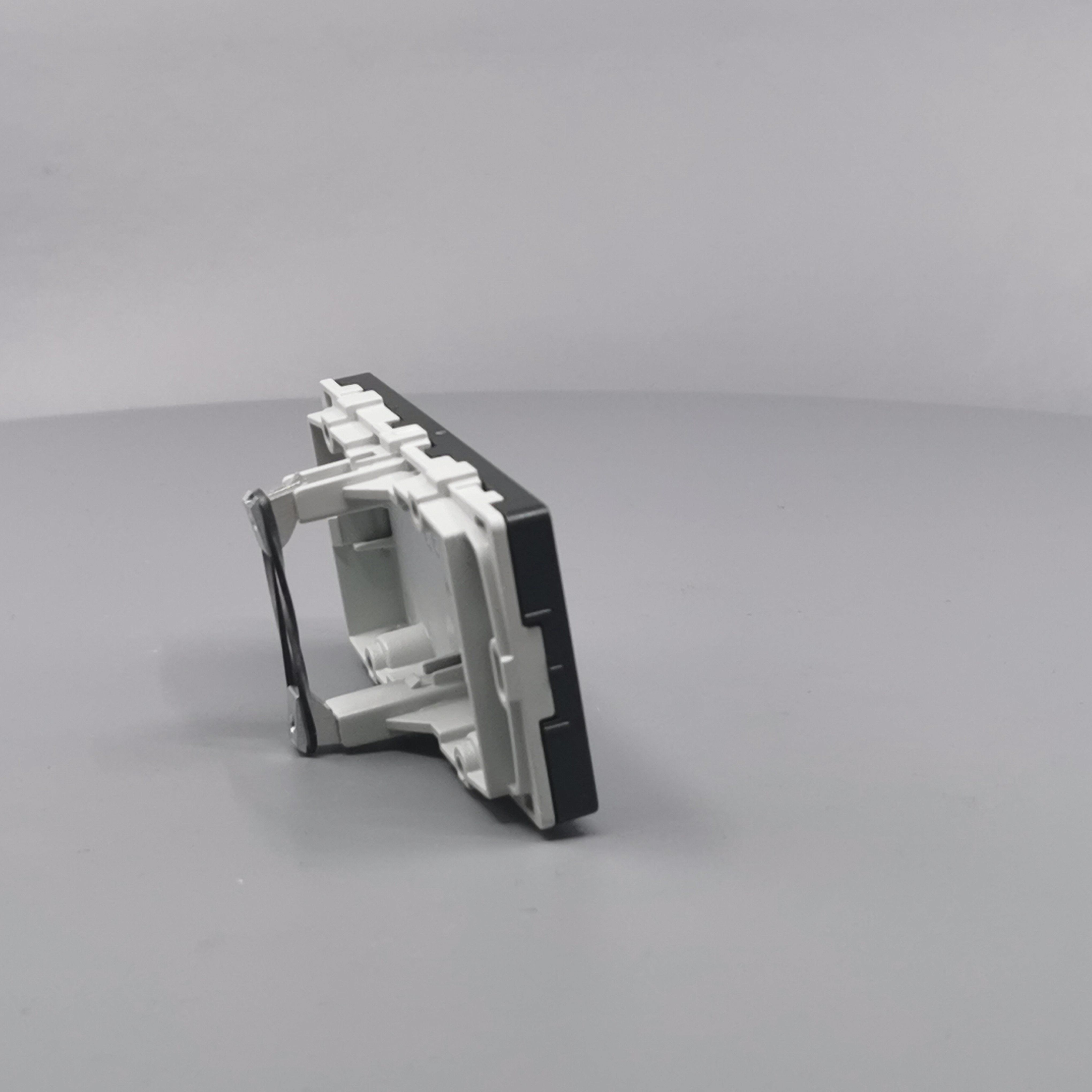 LK Fuga blinddæksel 2 modul vandret koksgrå