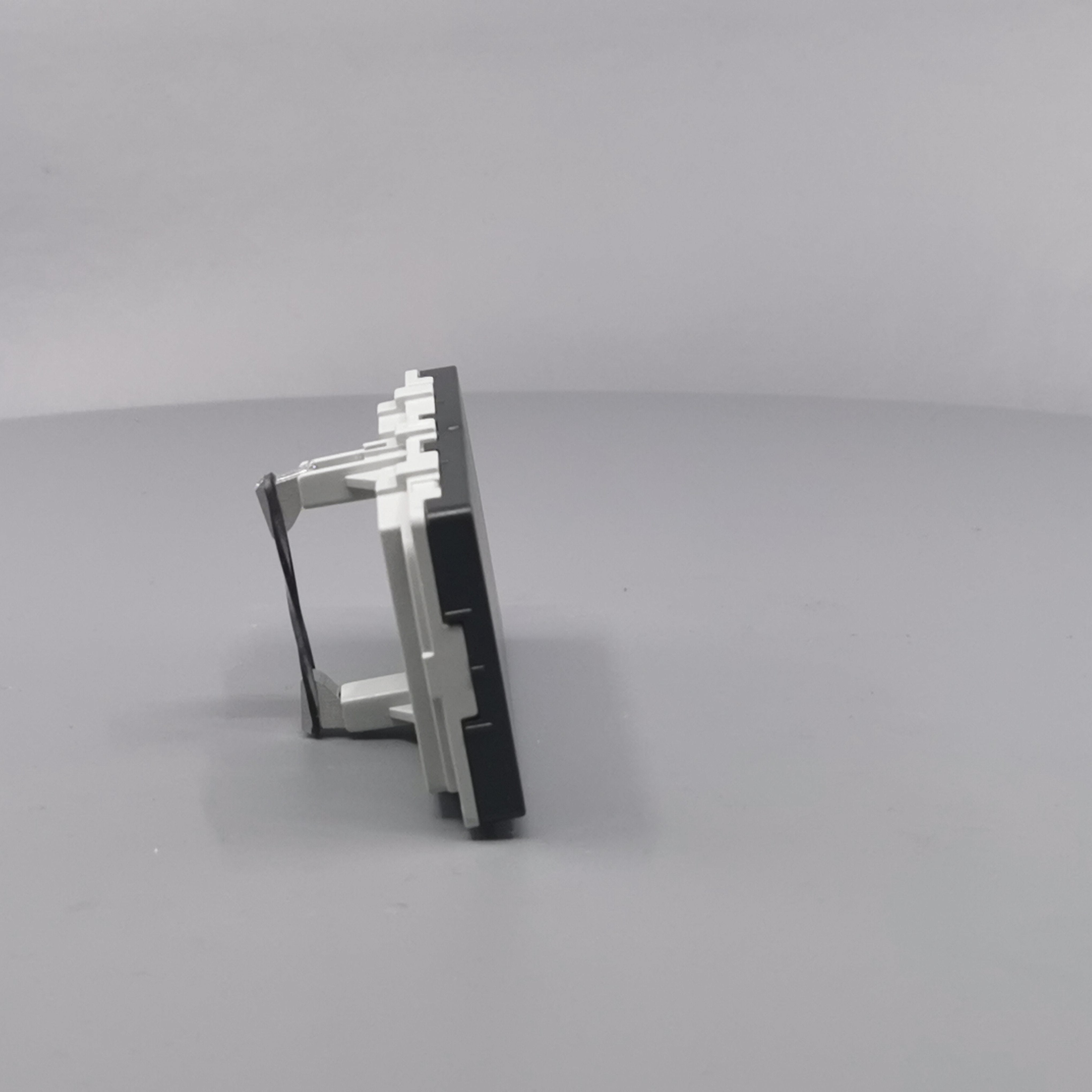 LK Fuga blinddæksel 2 modul vandret koksgrå