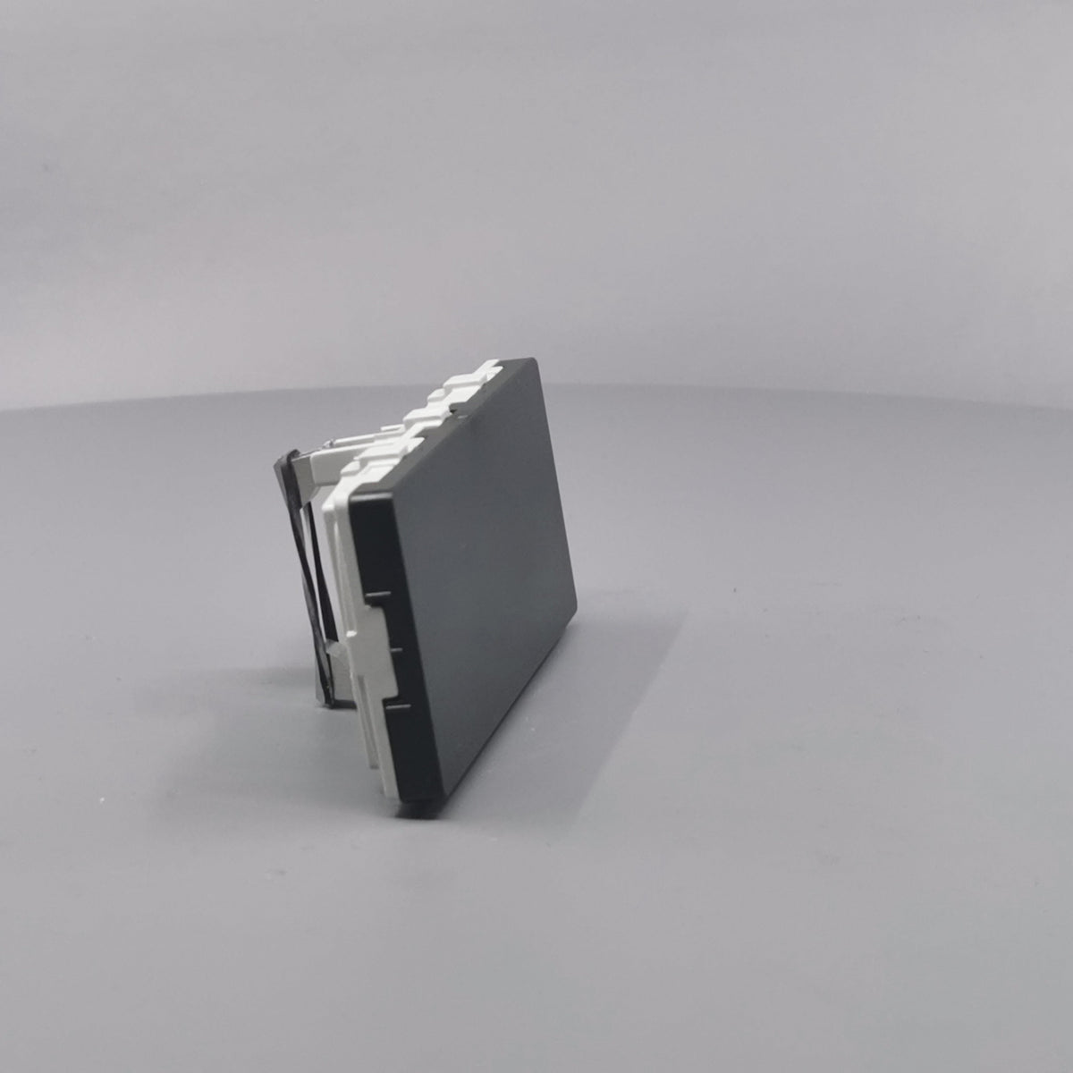 LK Fuga blinddæksel 2 modul vandret koksgrå (360° frame 20)