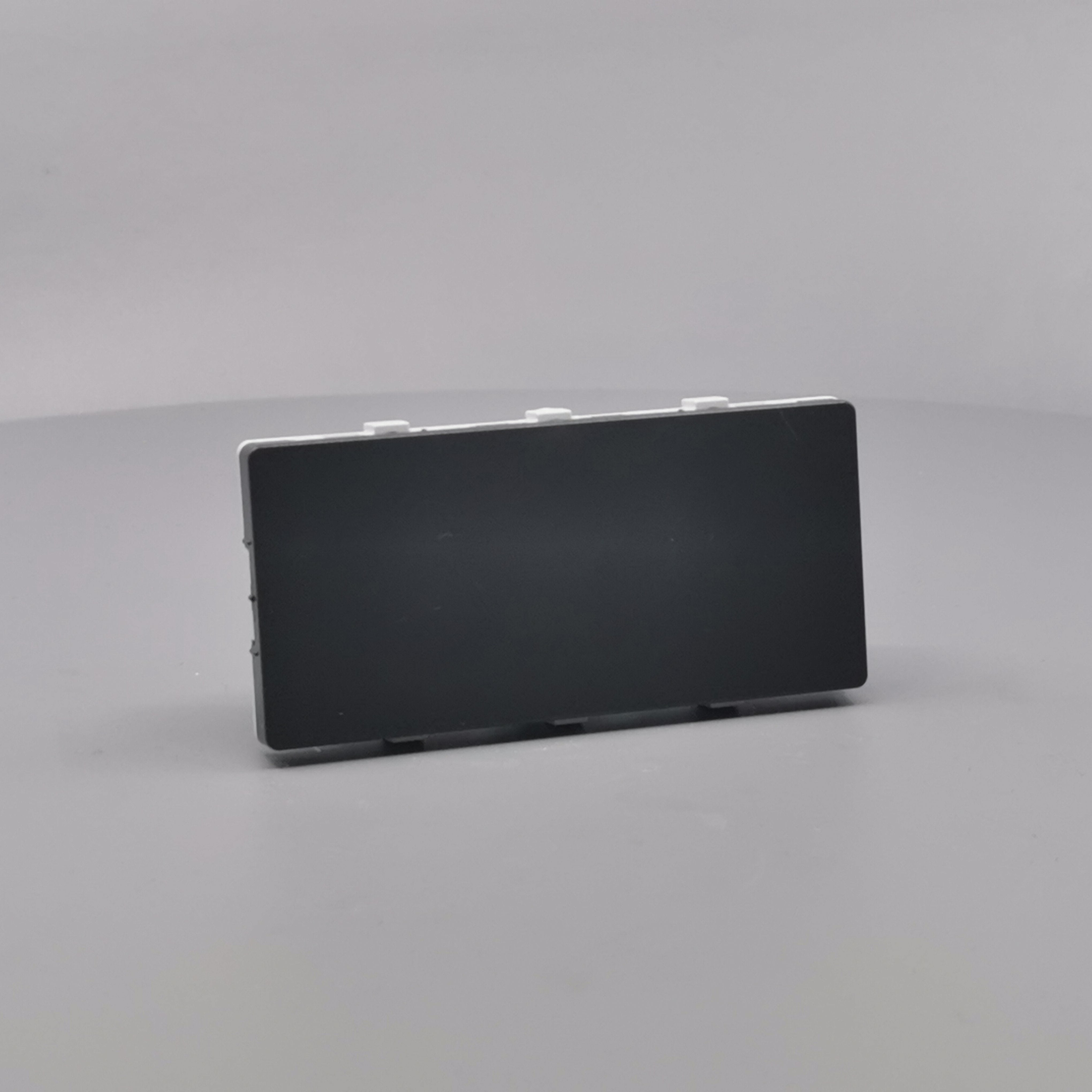 LK Fuga blinddæksel 2 modul vandret koksgrå