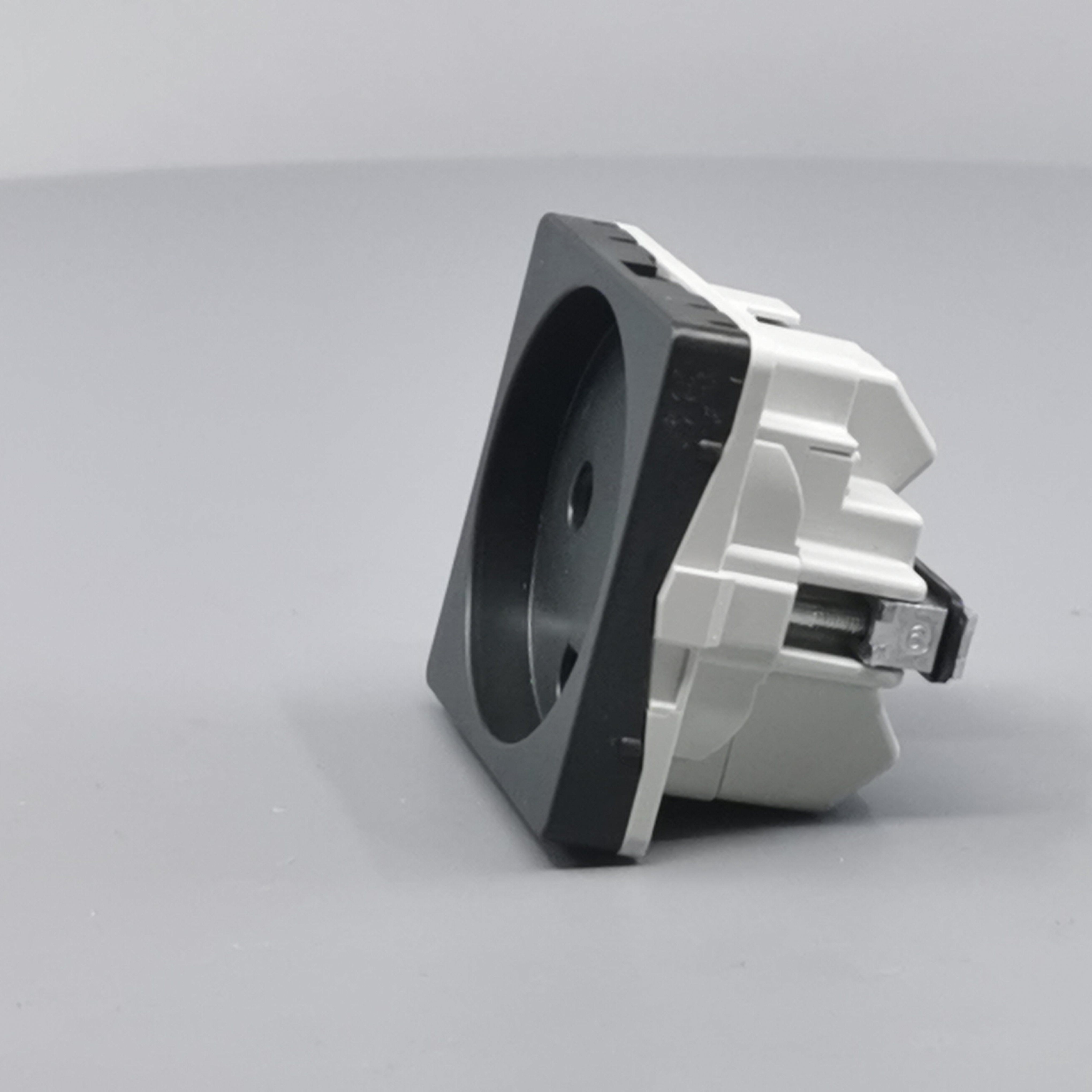 LK Fuga stikkontakt 1 modul m LED -lampe koksgrå