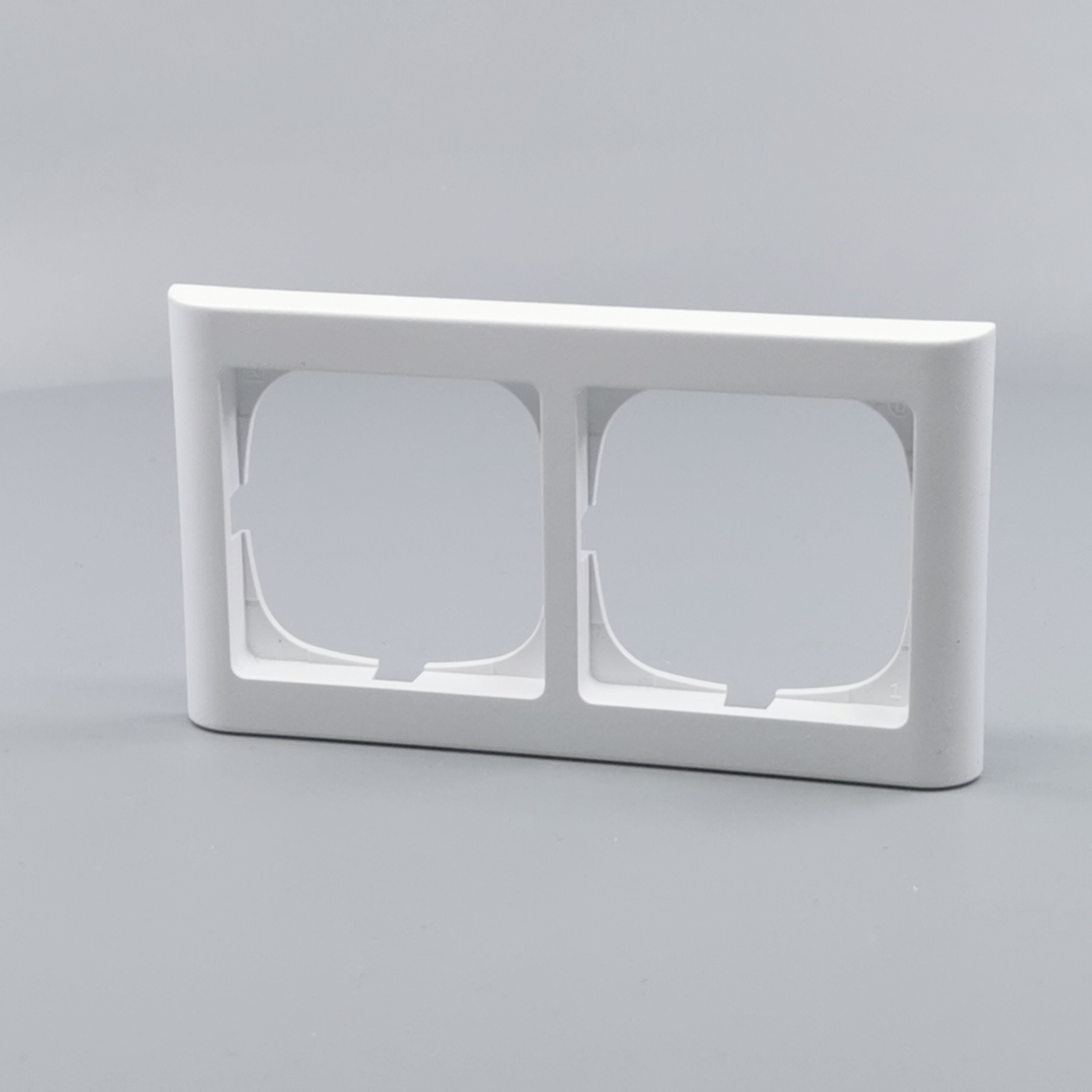 LK Fuga ramme Softline 63 2m vandret - hvid