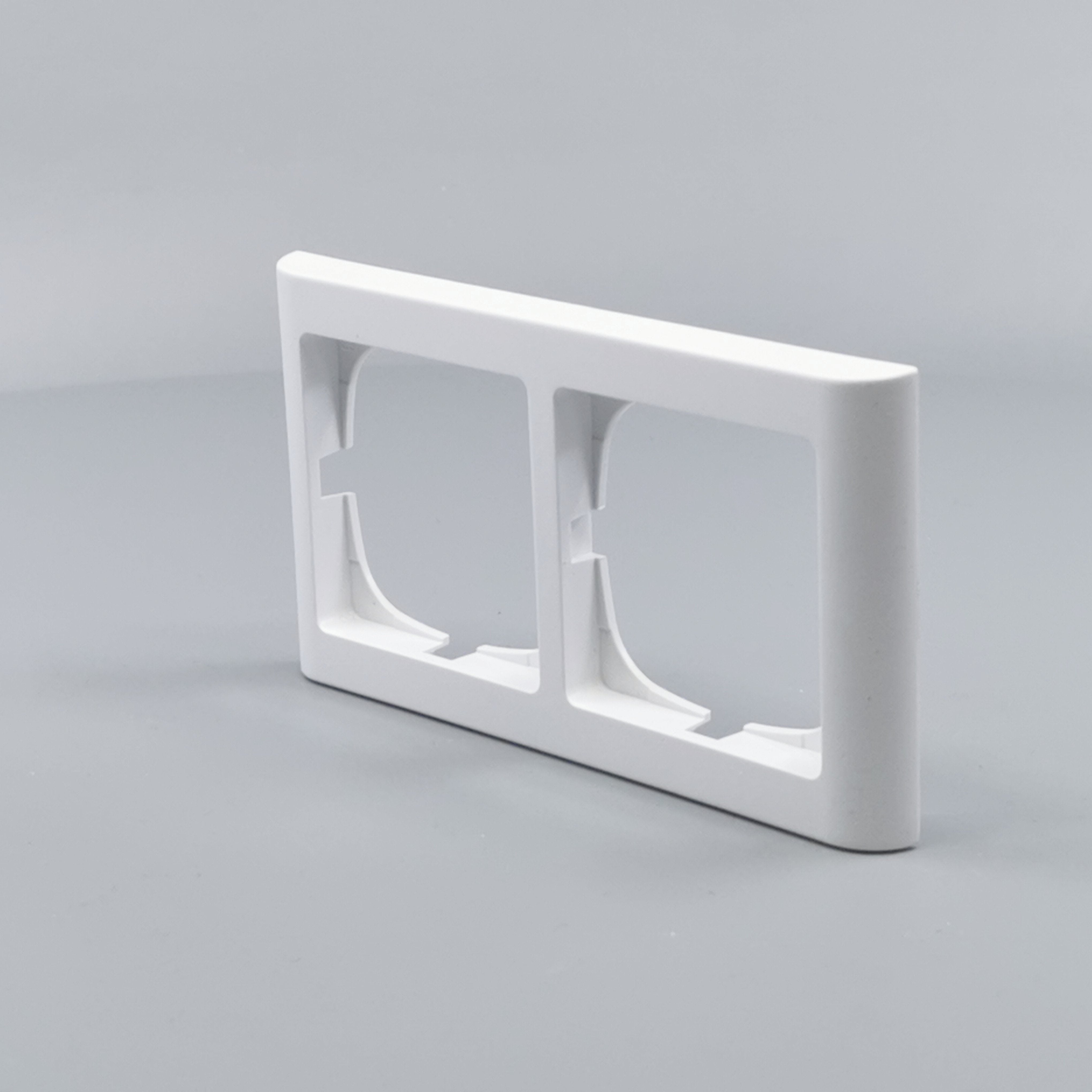 LK Fuga ramme Softline 63 2m vandret - hvid