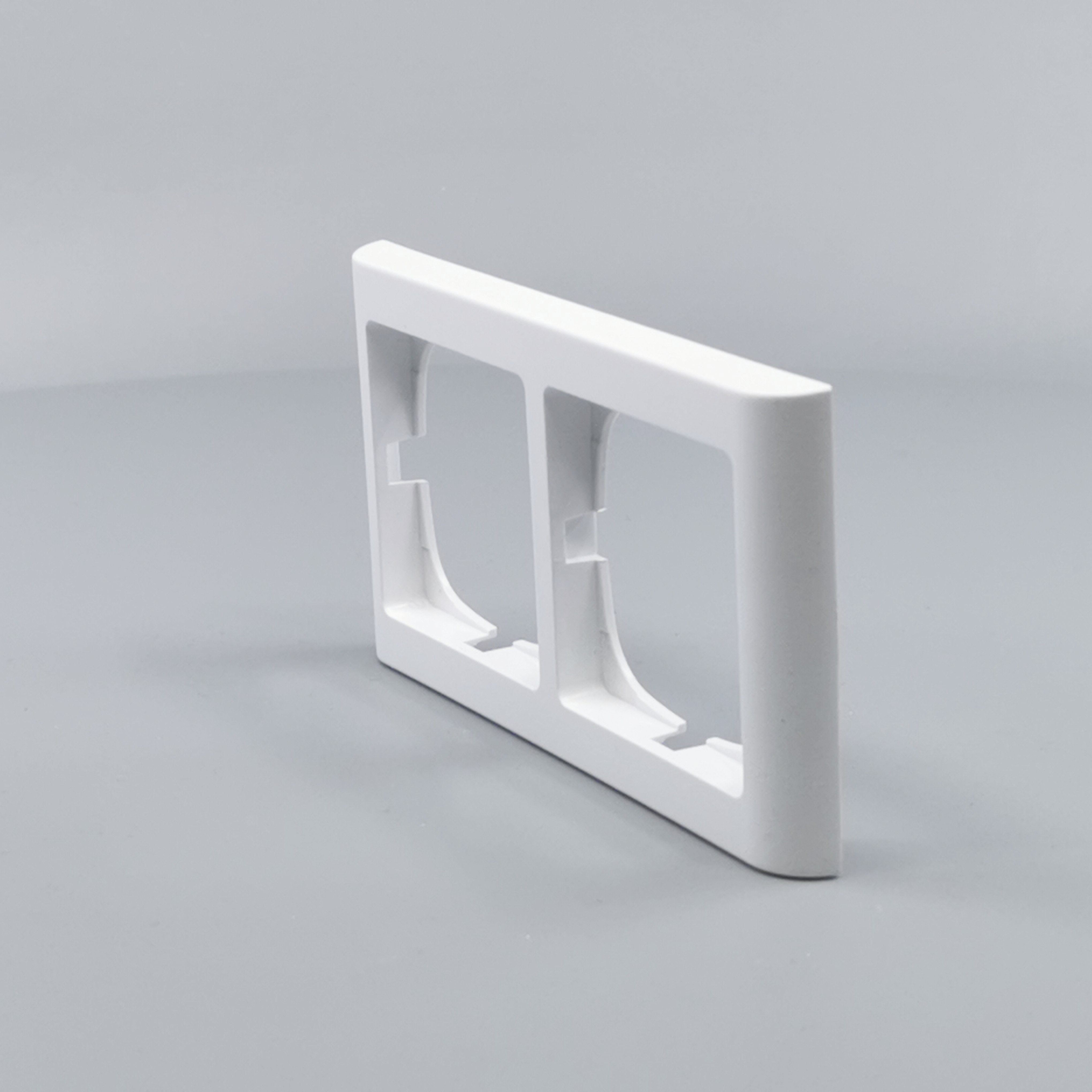 LK Fuga ramme Softline 63 2m vandret - hvid