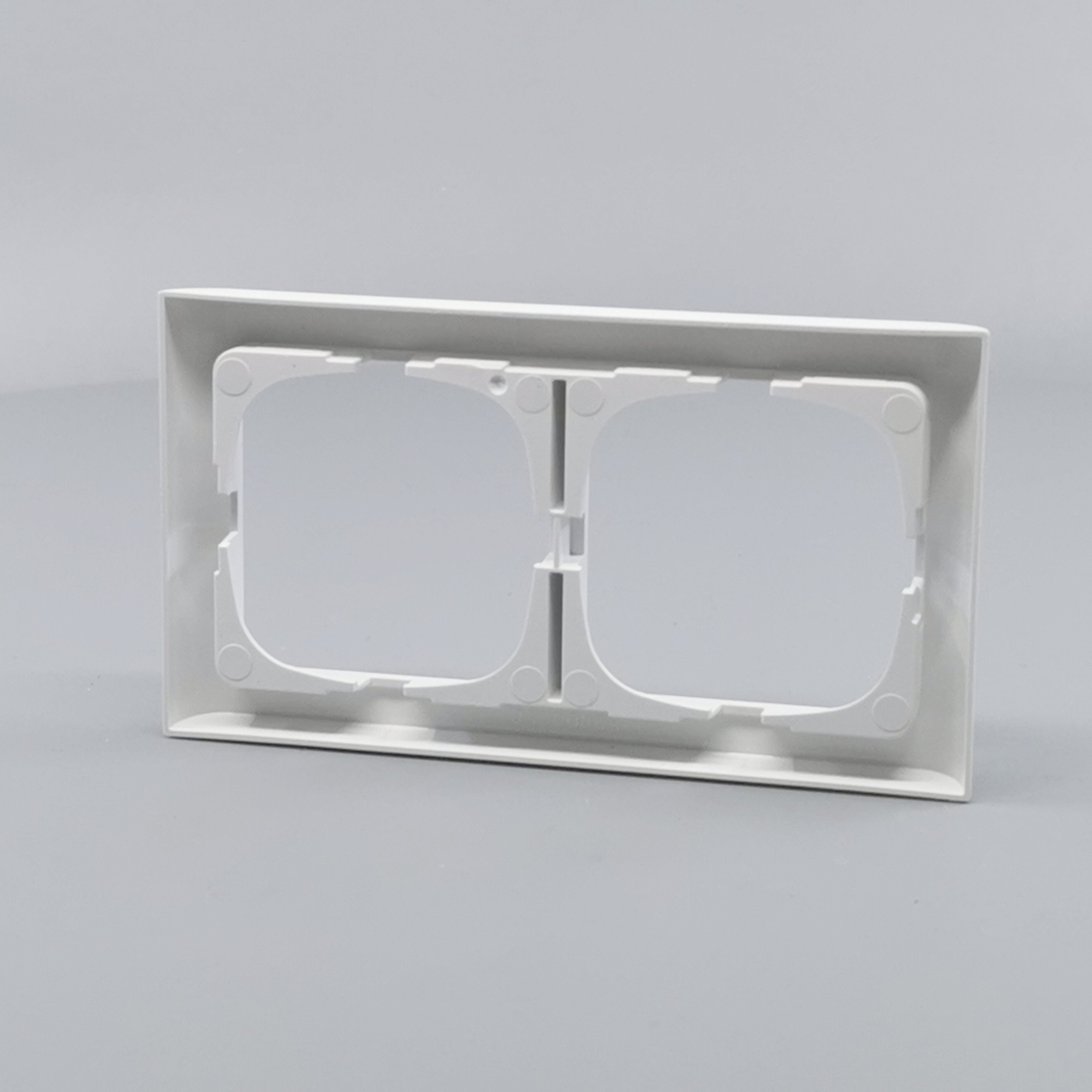 LK Fuga ramme Softline 63 2m vandret - hvid