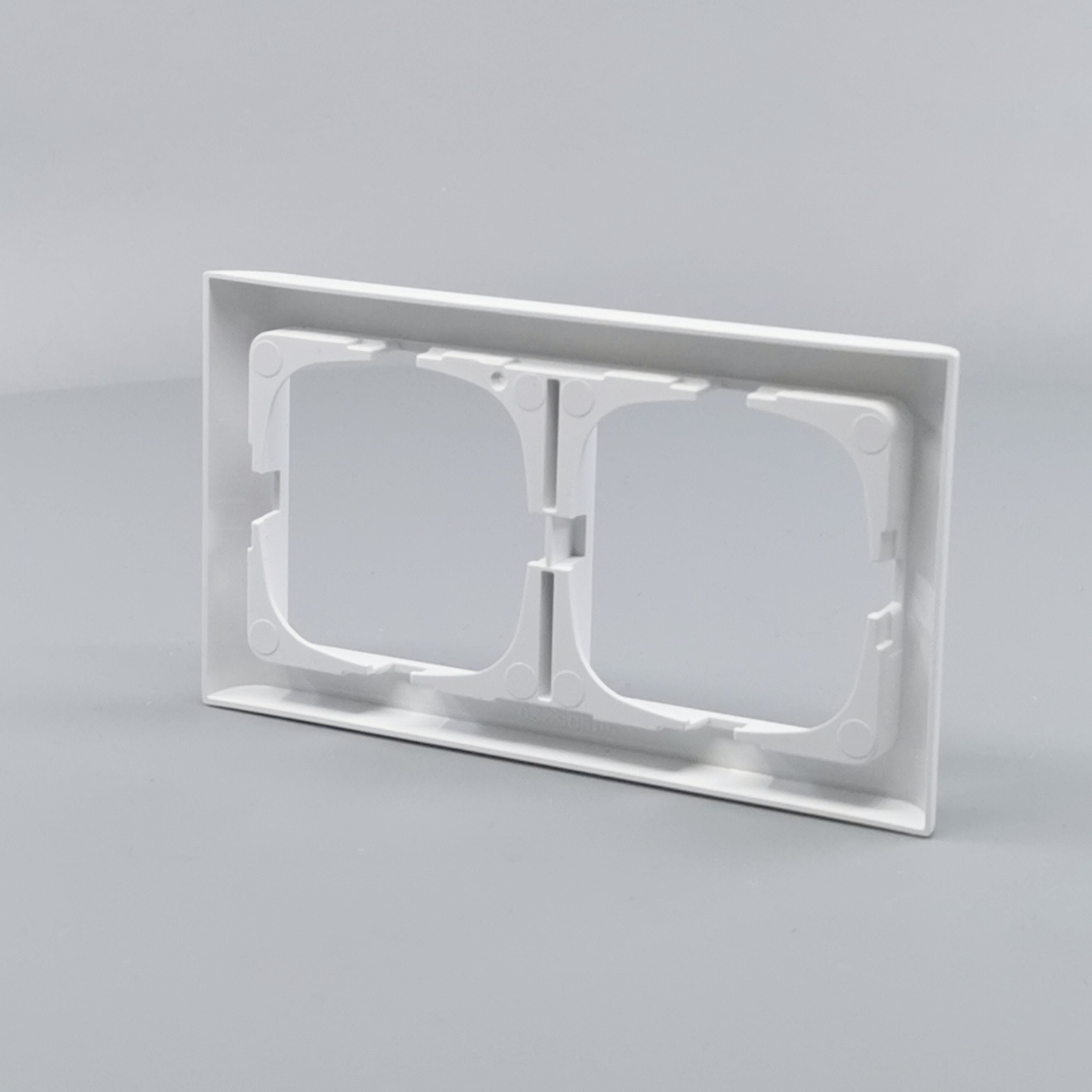 LK Fuga ramme Softline 63 2m vandret - hvid