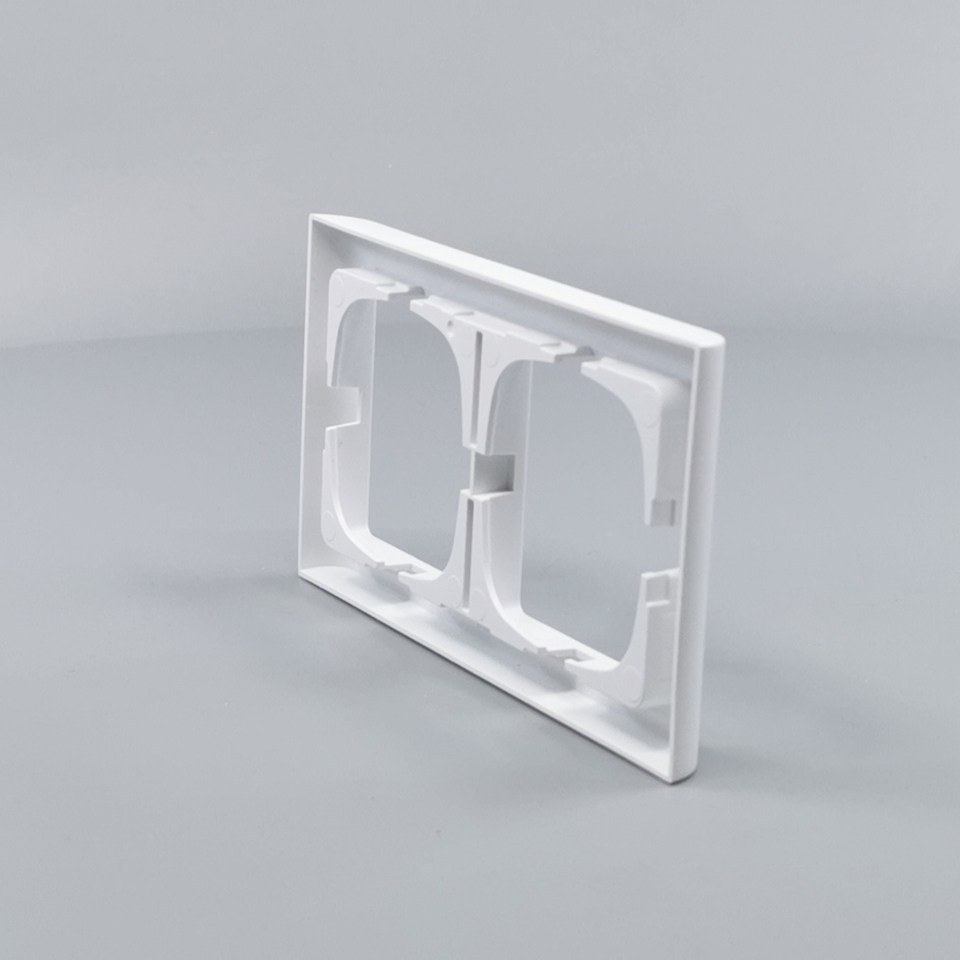 LK Fuga ramme Softline 63 2m vandret - hvid