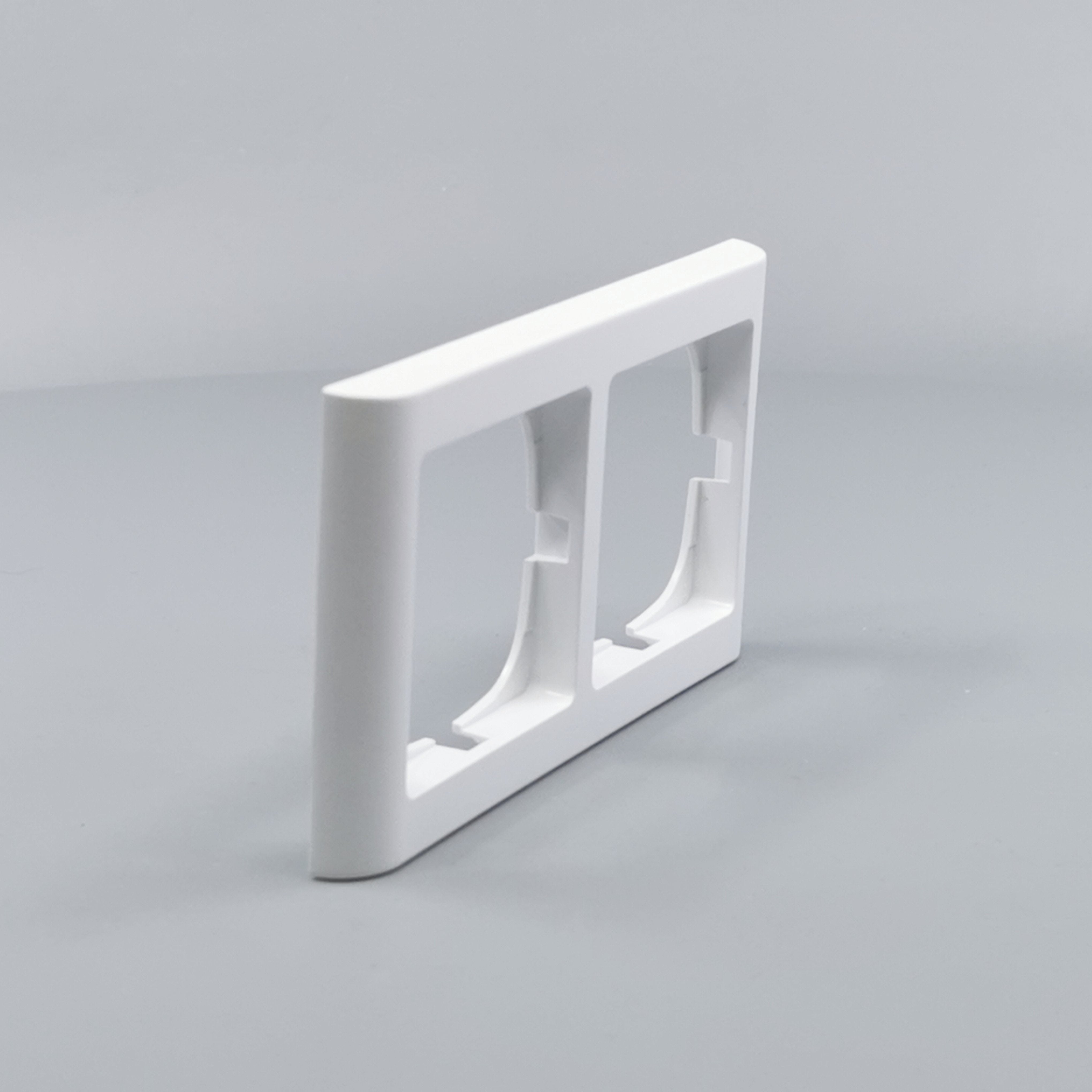 LK Fuga ramme Softline 63 2m vandret - hvid