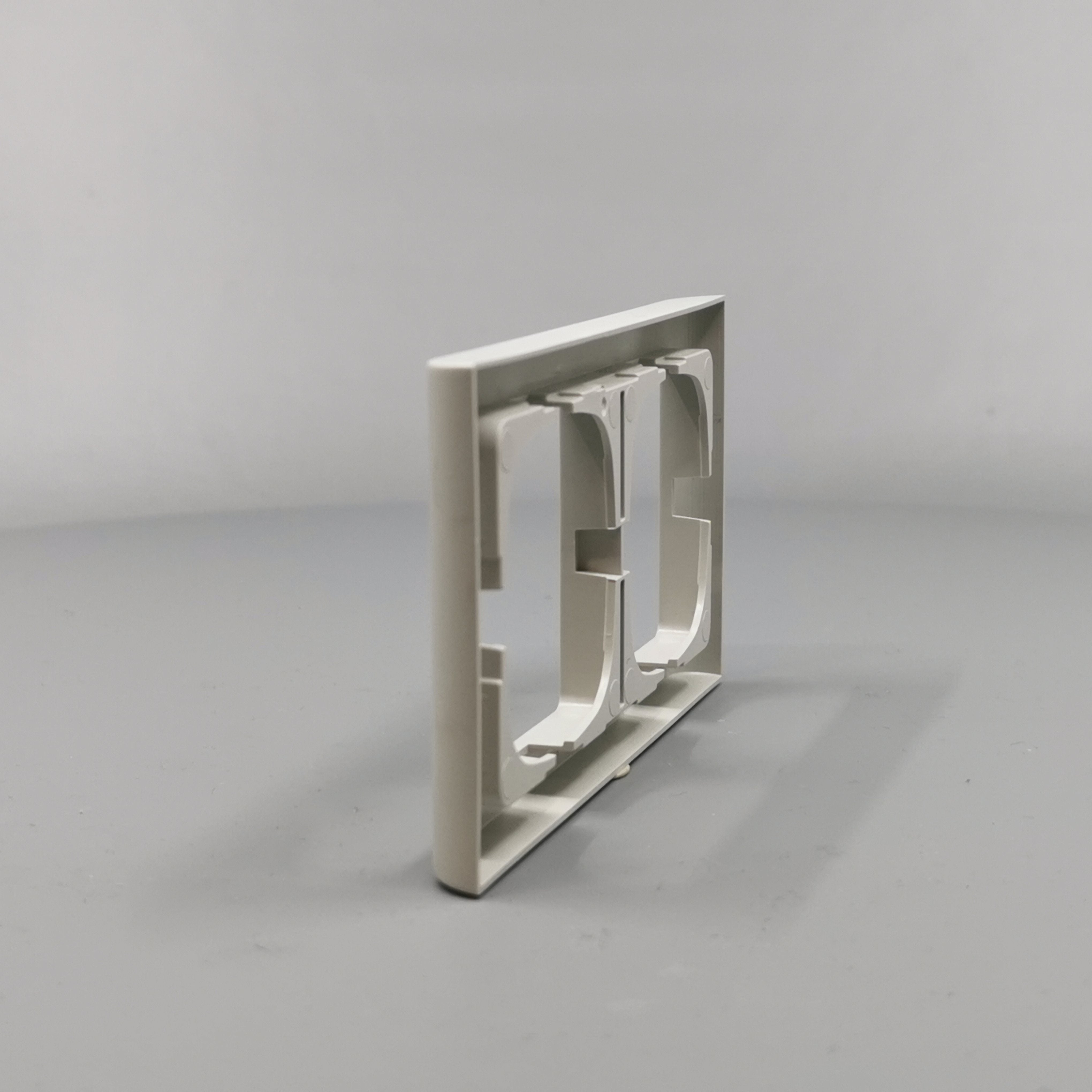 LK Fuga ramme Softline 63 2m vandret - lysegrå