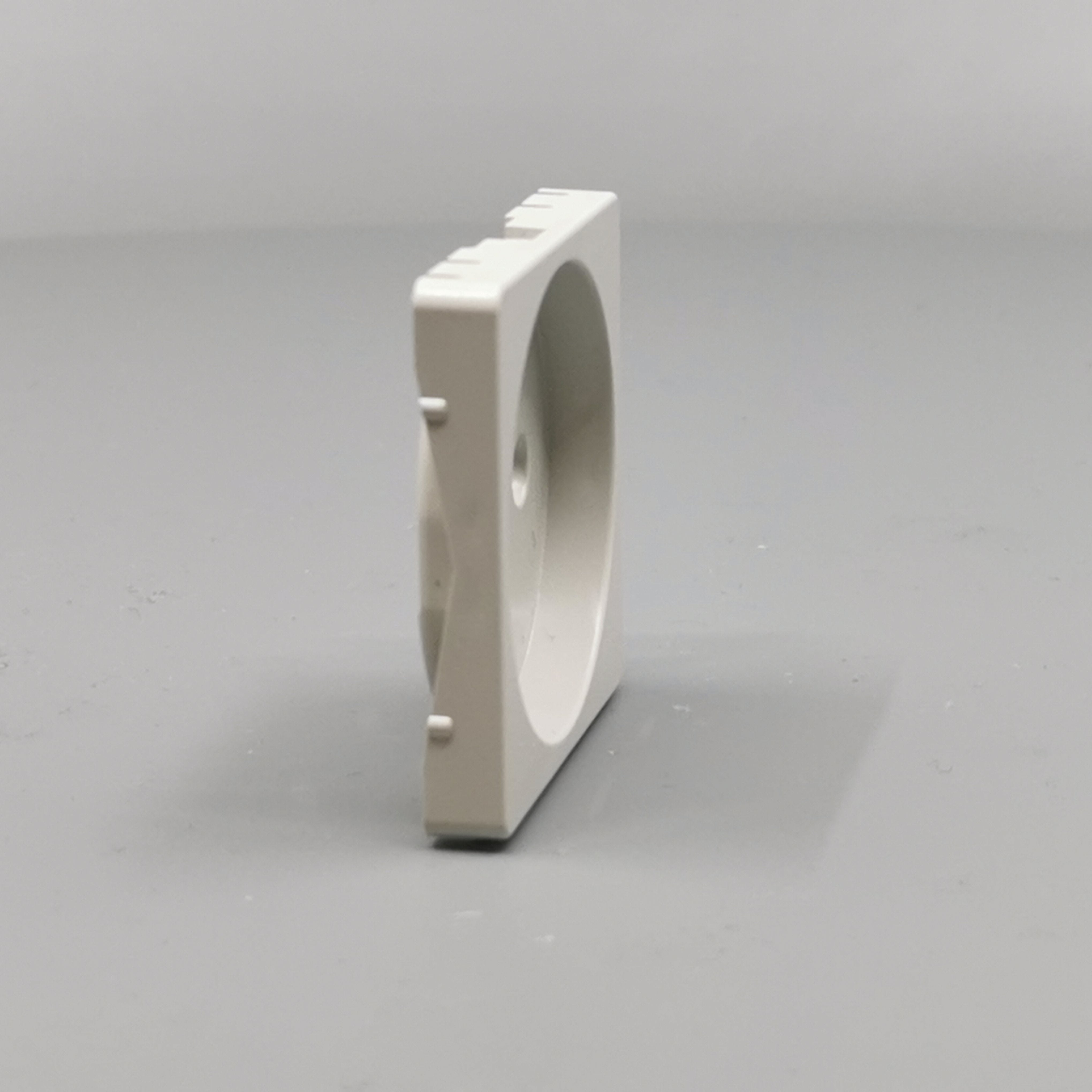 Fuga Afdækning for stikkontakt 1 modul lysegrå