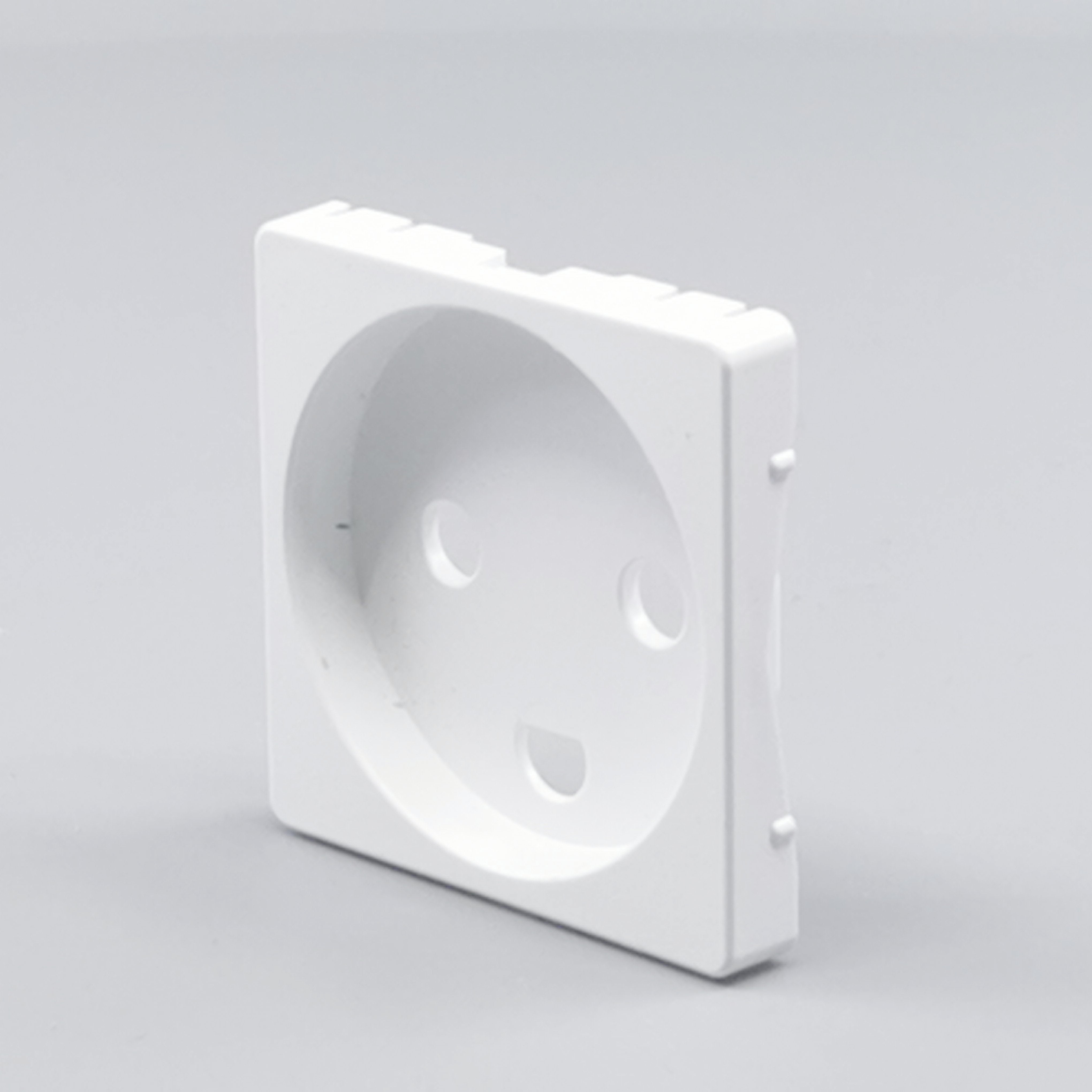 Fuga Afdækning for stikkontakt 1 modul hvid