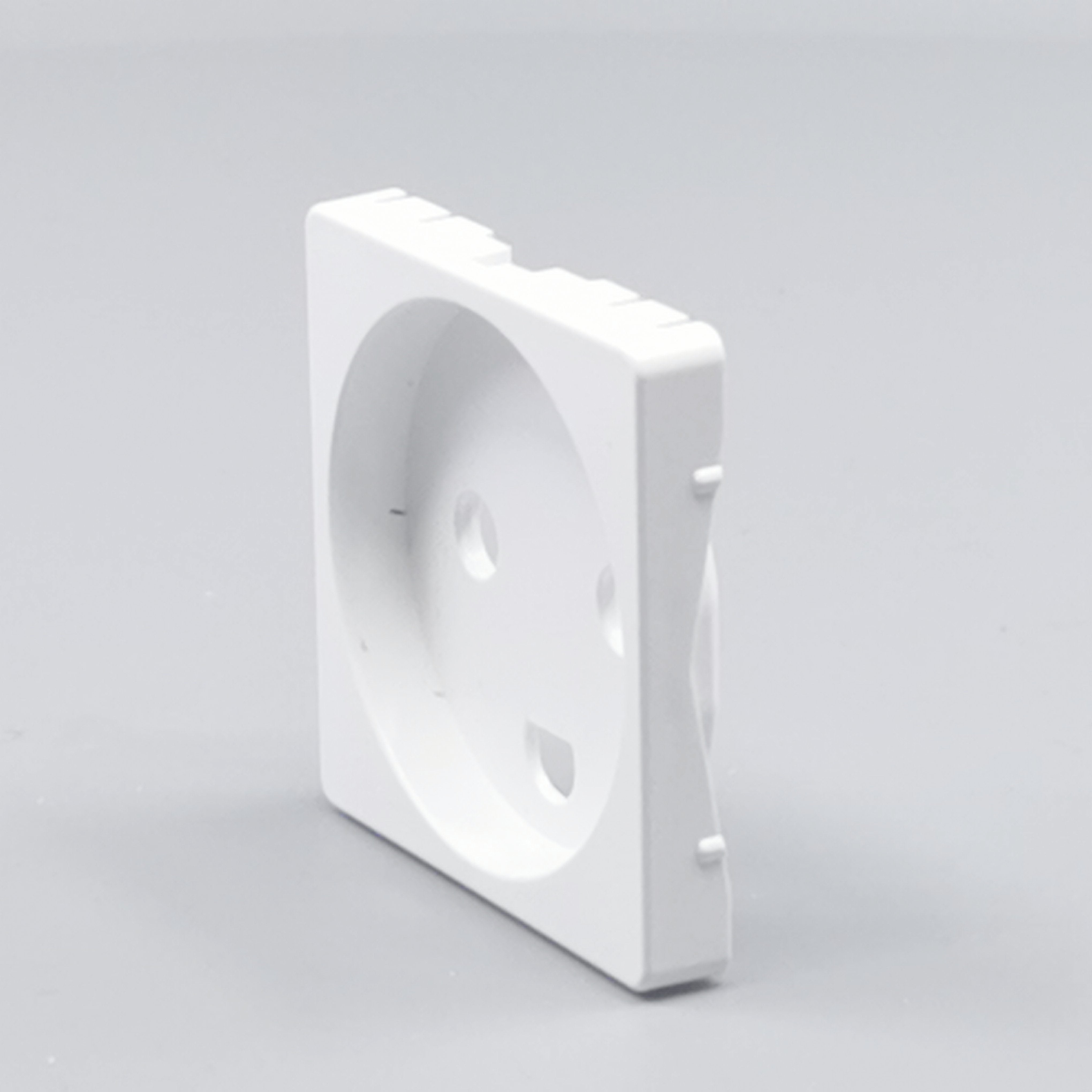 Fuga Afdækning for stikkontakt 1 modul hvid